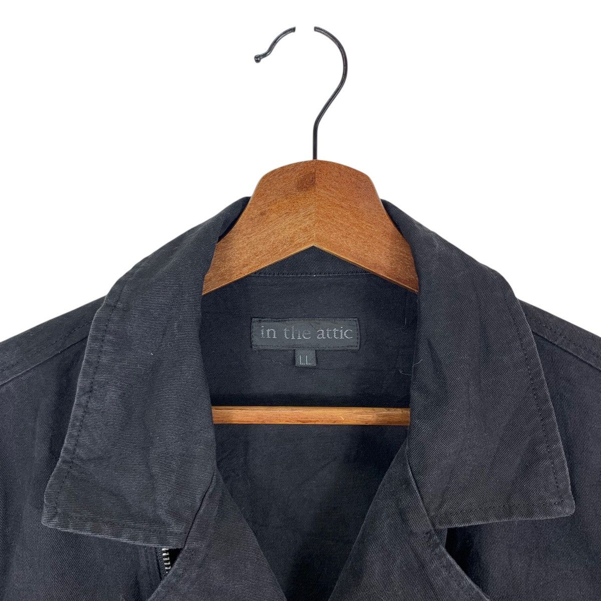 In The Attic × Japanese Brand × Vintage VINTAGE IN THE ATTICS BIKERS COTTON JACKET Size US L / EU 52-54 / 3 - 7 Thumbnail