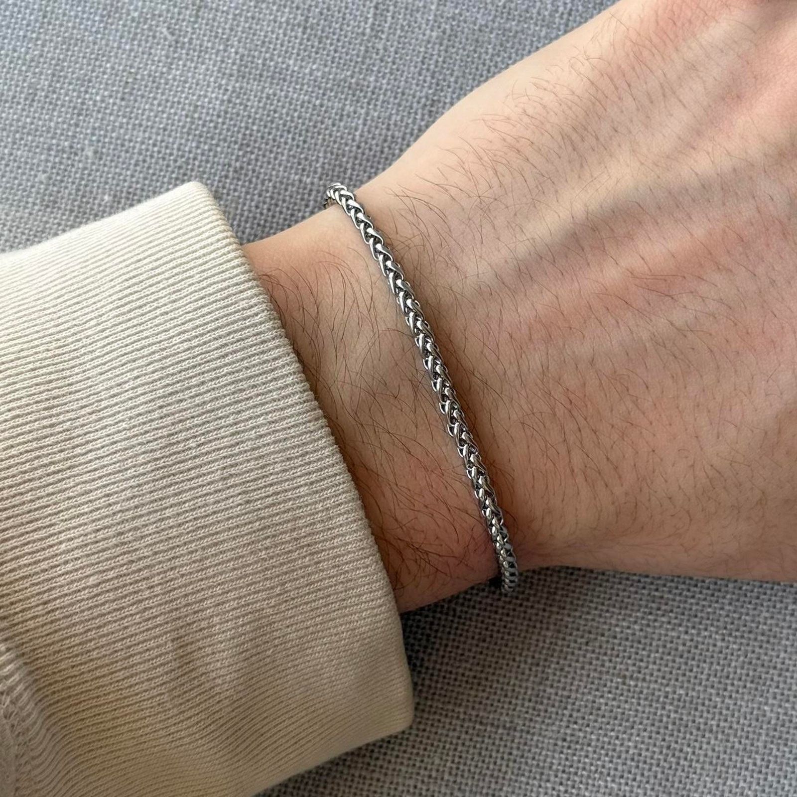 Other Classic silver keel cuban chain Bracelet Size ONE SIZE - 1 Thumbnail