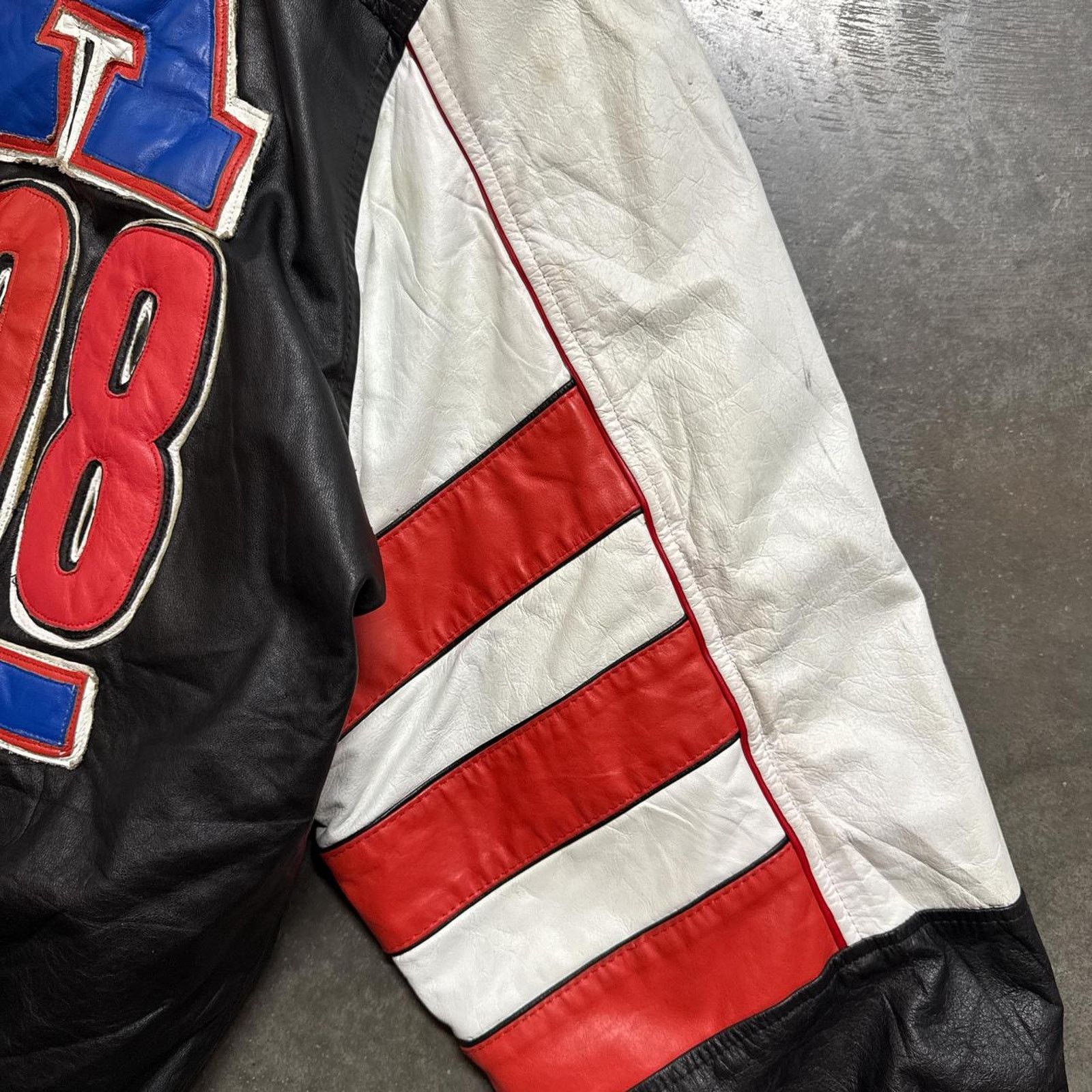 Vintage Vintage 90s Maziar FIFA World Cup 1998 USA Leather Jacket Size US M / EU 48-50 / 2 - 7 Thumbnail