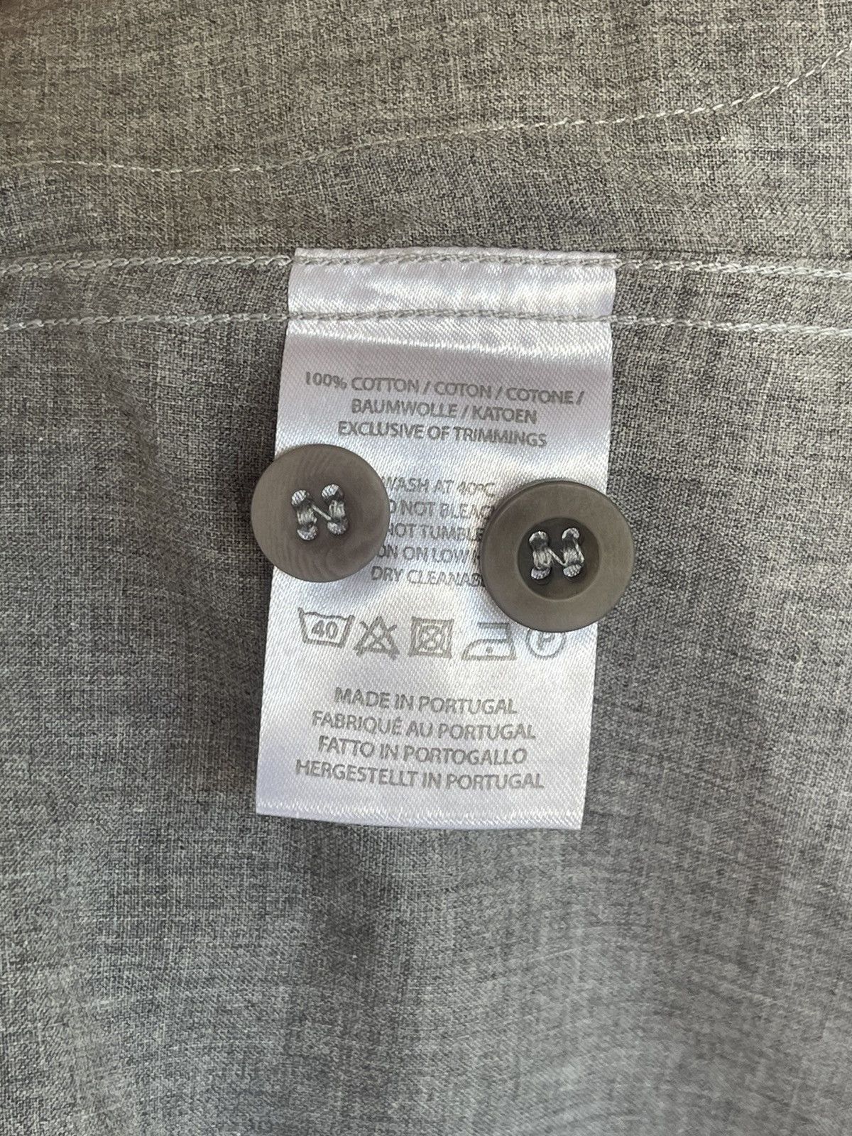 Sunspel Sunspel grey light cotton shirt overshirt style Size US XS / EU 42 / 0 - 9 Thumbnail