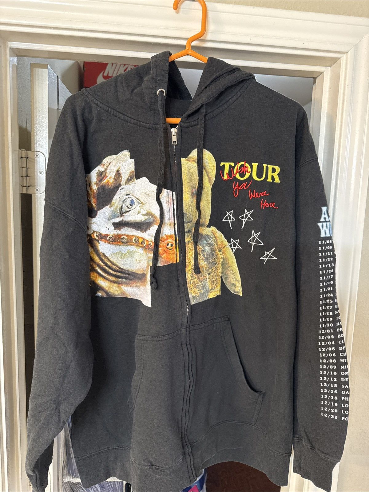 Travis Scott Travis Scott Astroworld zip up hoodie size 2XL Grailed