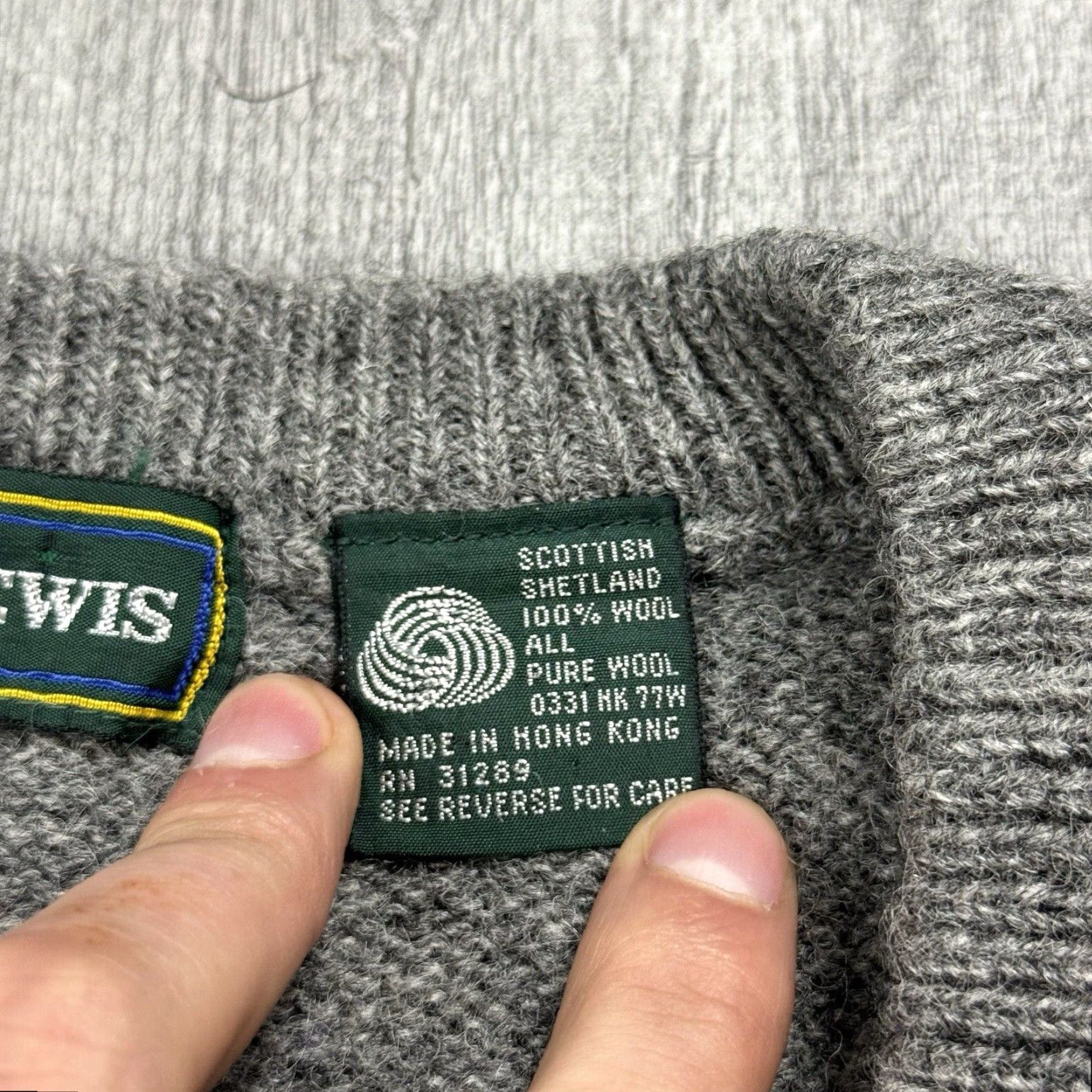 Vintage VINTAGE Marc Lewis Argyle Knit Vest Mens XL 100% Shetland Wool Casual Gray Yellow Blue Red Green 80s Golf Size XL / US 12-14 / IT 48-50 - 4 Thumbnail
