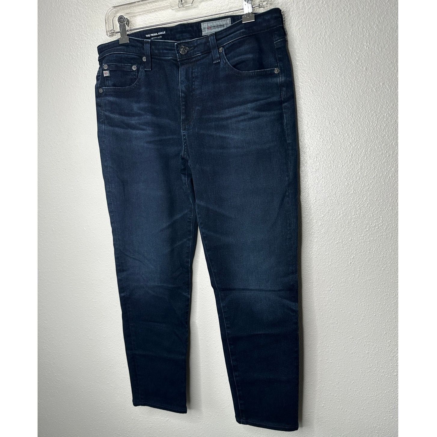 AG Adriano Goldschmied AG Adriano Whiskered The Prima Ankle Cigarette Ankle Jean 30 Size 30" / US 8 / IT 44 - 2 Thumbnail
