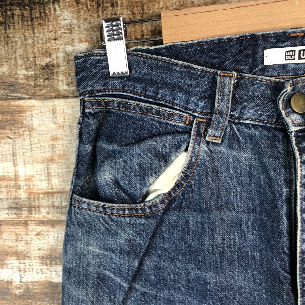 Japanese Brand Uniqlo japan vintage Denim Pants #A2141 Size US 26 / EU 42 - 7 Thumbnail
