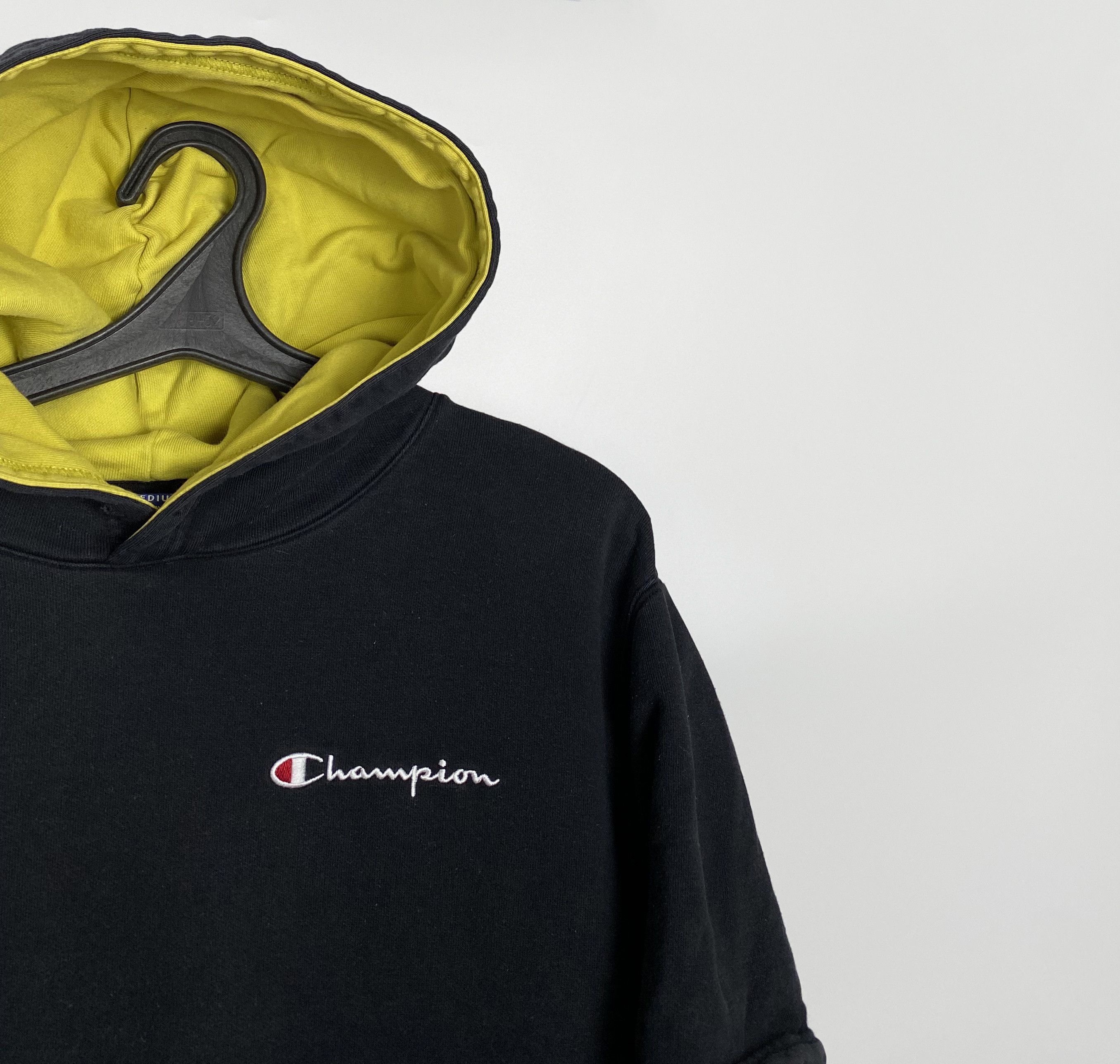 Champion multi logo sleeve hoodie hotsell