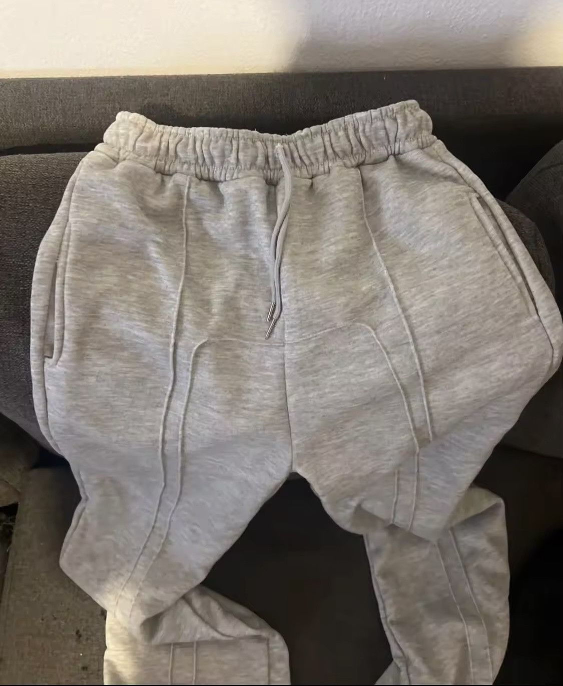 Japanese Brand × Other Retro Embroidered Splicing Oversized Sweatpants Size US 31 - 4 Thumbnail