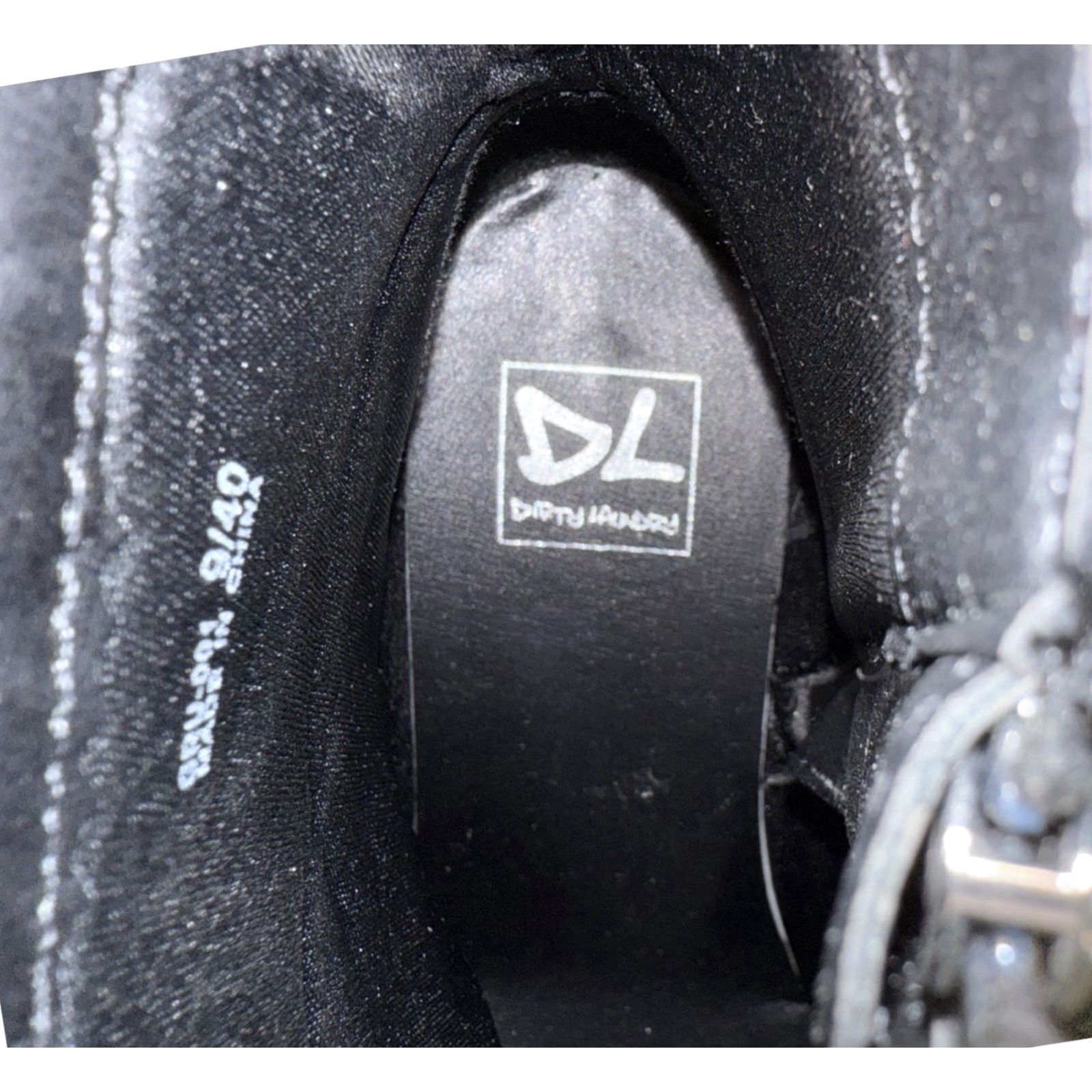 Vintage DIRTY LAUNDRY Groovy Bootie Women Zip Black 9 Size US 9 / IT 39 - 8 Thumbnail