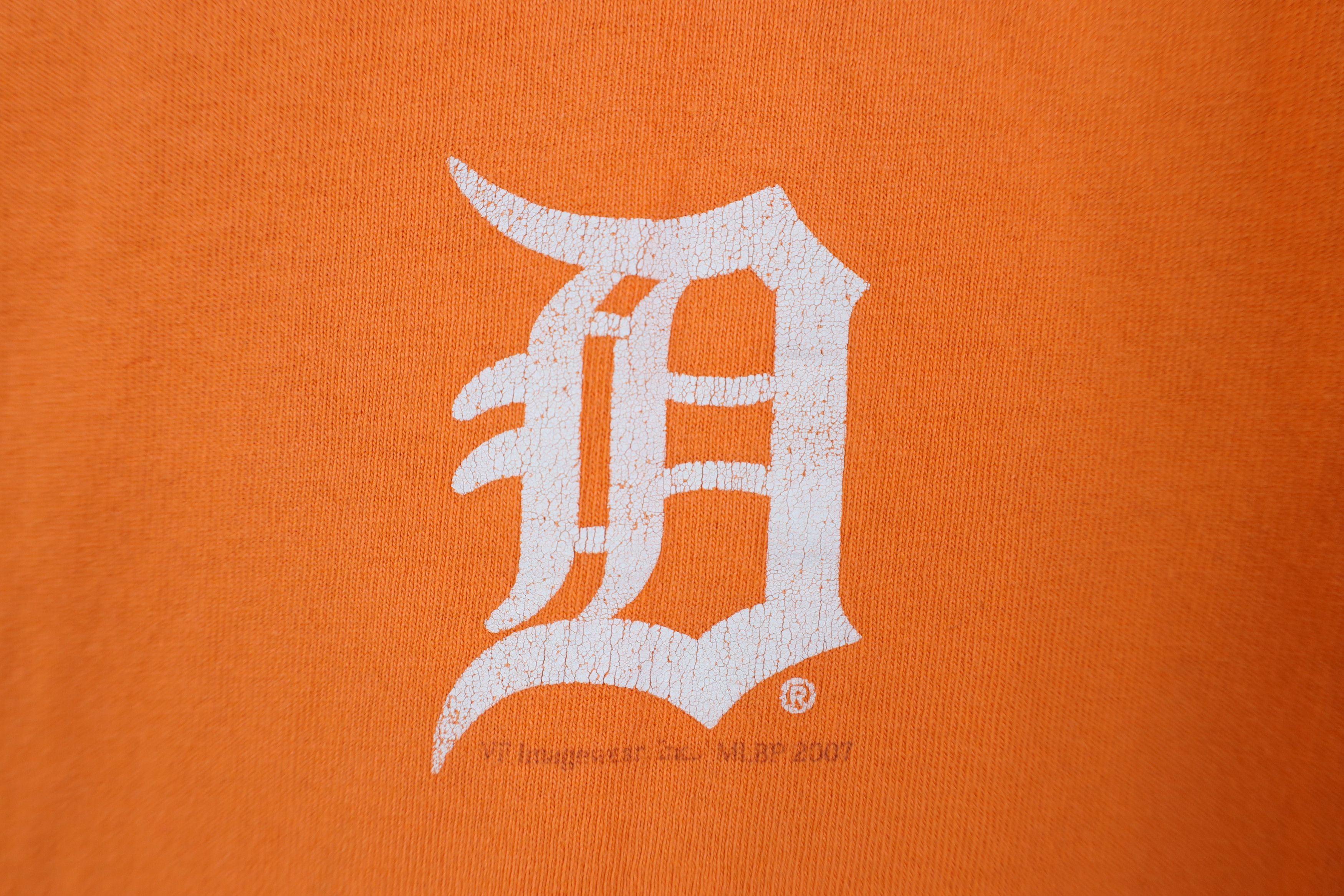 Vintage Vintage Y2K Old English D Detroit Tigers Baseball T-Shirt Size US XL / EU 56 / 4 - 4 Thumbnail