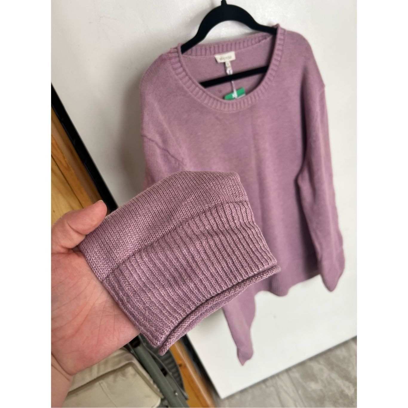 Other Ella Moss Purple Sweater Woman’s Size XL NEW Size XL / US 12-14 / IT 48-50 - 3 Thumbnail