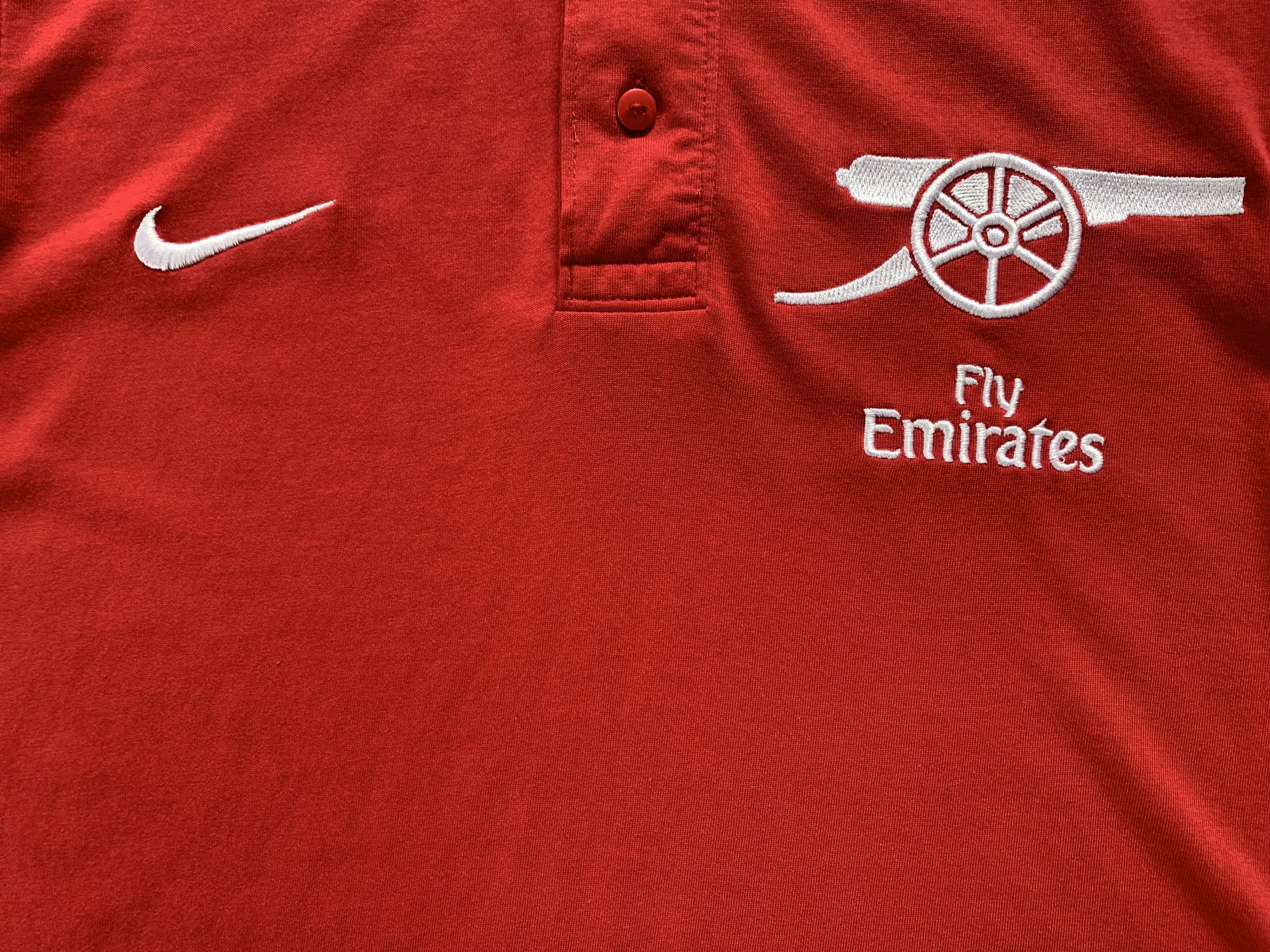 Nike × Vintage Nike Vintage Cotton Liverpool Soccer Polo Size US S / EU 44-46 / 1 - 5 Thumbnail