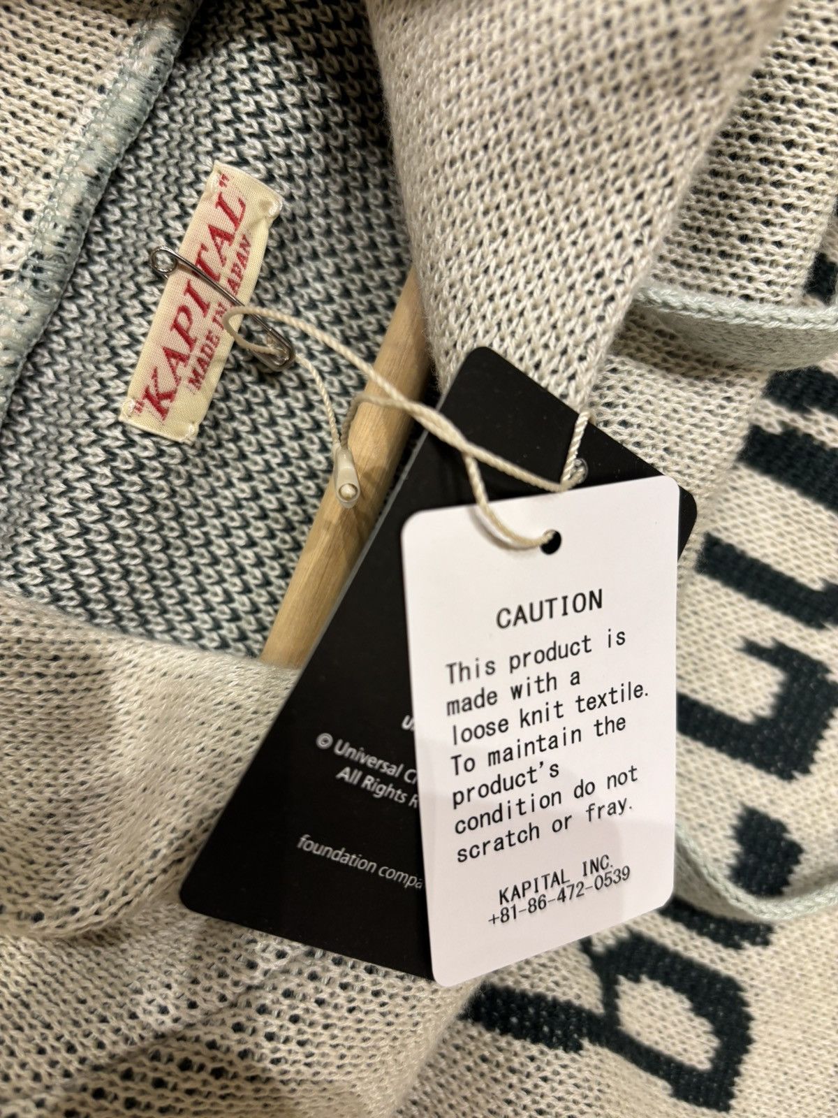 Kapital Kapital Be Loved Frankenstein Knit Hoodie Size US L / EU 52-54 / 3 - 3 Thumbnail