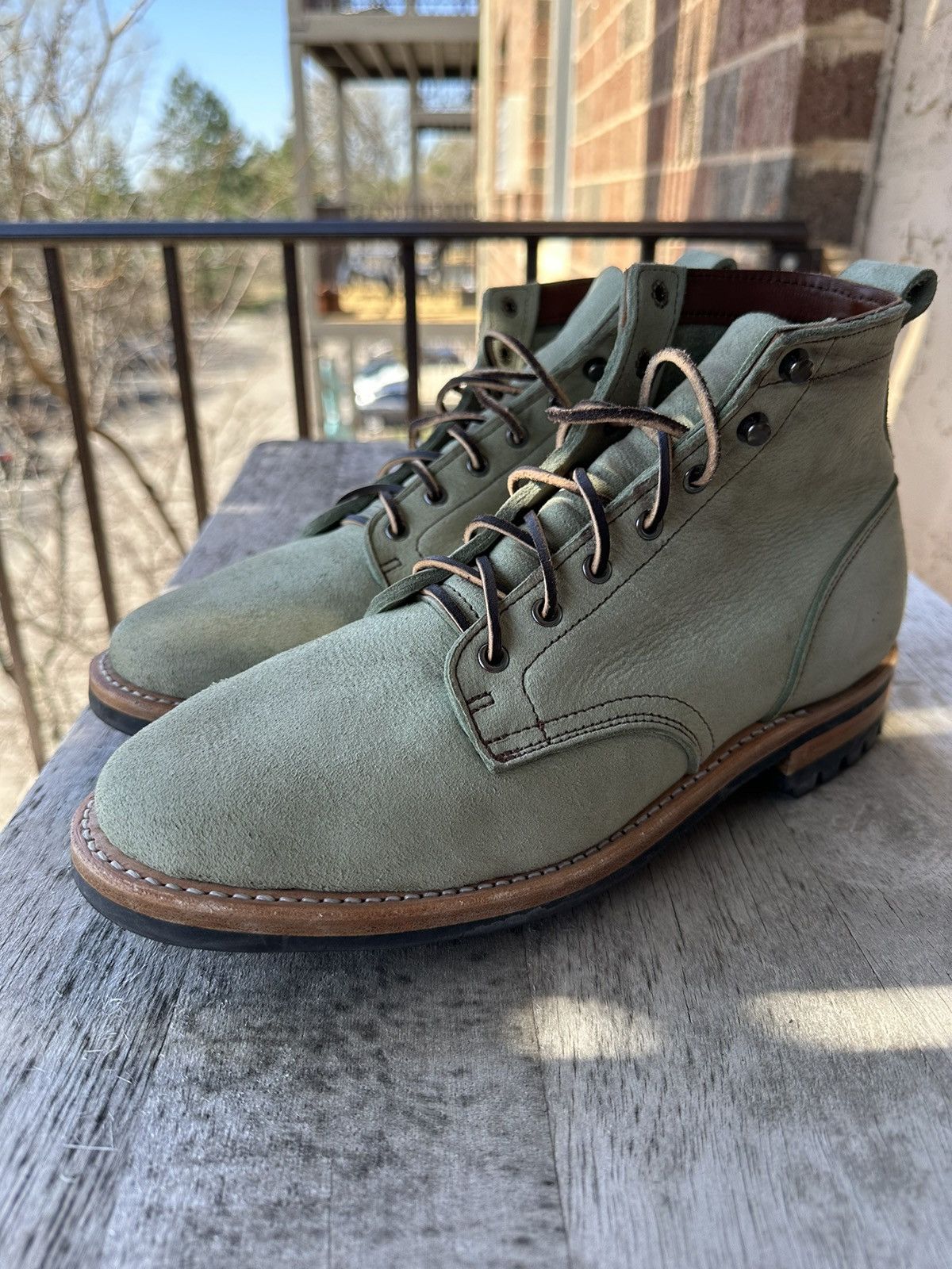 Truman Boots Sz.9.5 Truman Boot Co. Truman boots Java Waxed Flesh size 9.5D  main image 3