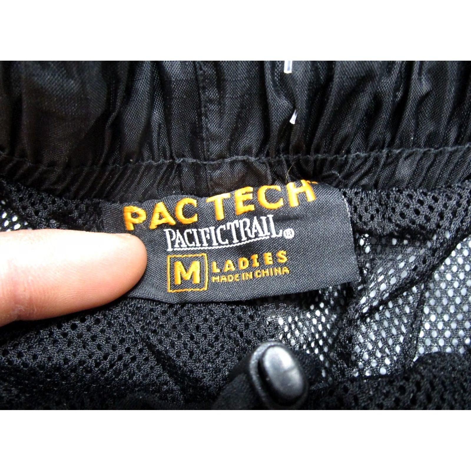 Vintage PAC TECH Pacific Trail Hydro Vent Black Nylon Lightweight Packable Pants M Women Rain Pants Size 32" / US 10 / IT 46 - 5 Thumbnail
