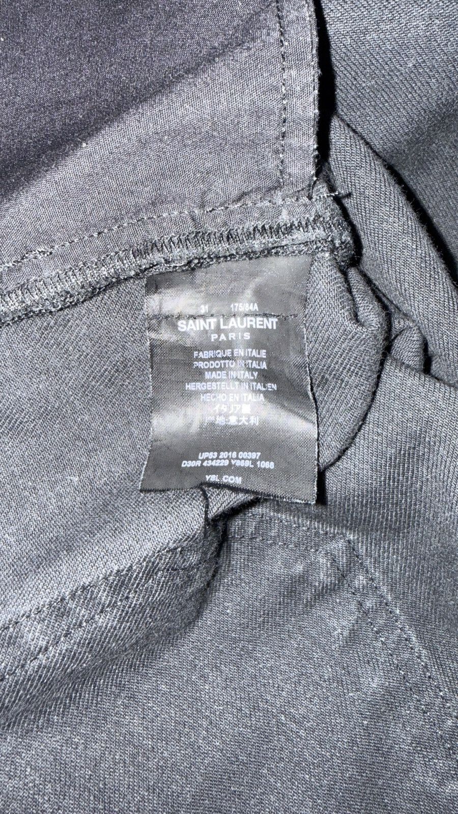 Saint Laurent Paris Saint laurent paris denim Size US 31 - 3 Thumbnail