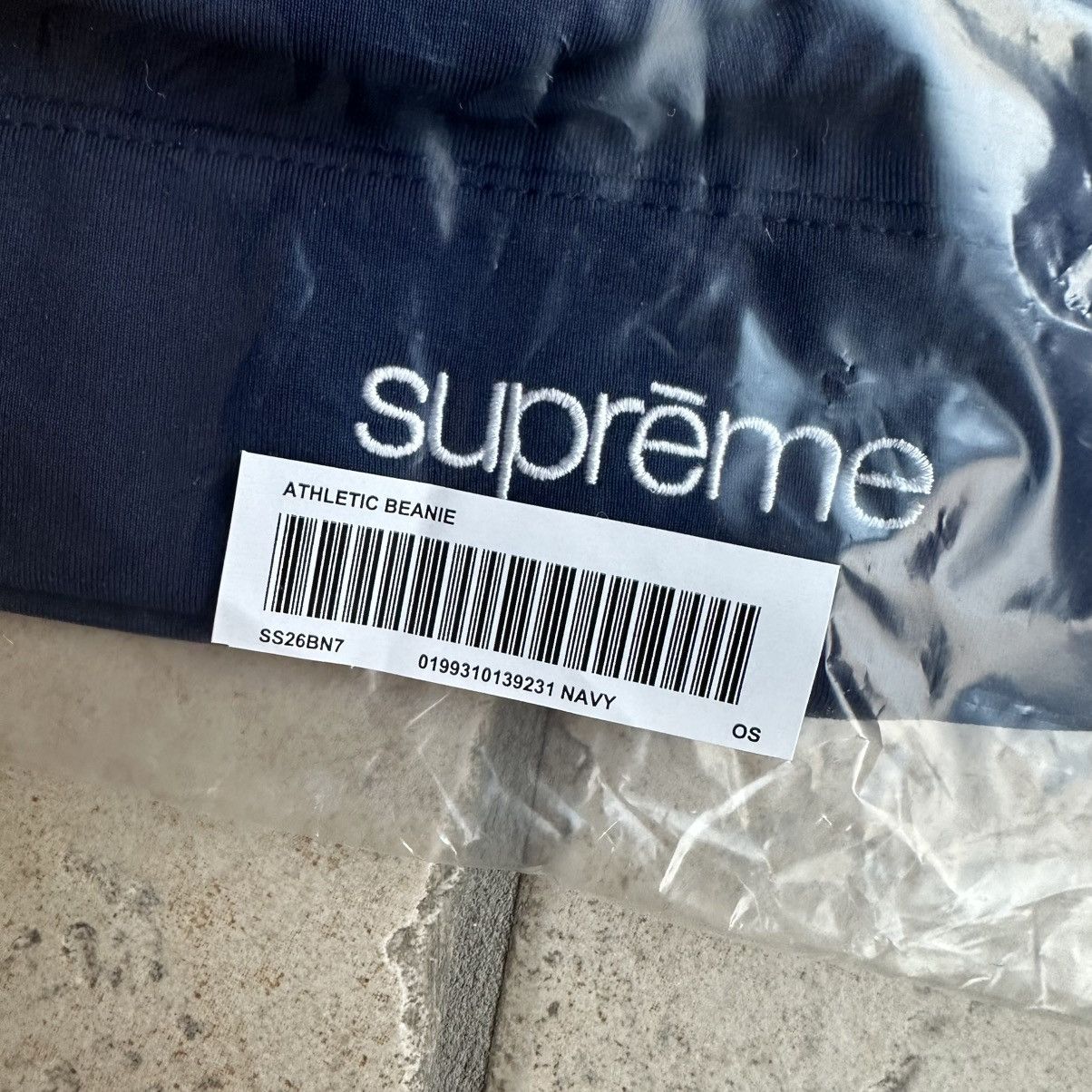 Supreme Supreme Base Layer Beanie Navy Size ONE SIZE - 2 Thumbnail