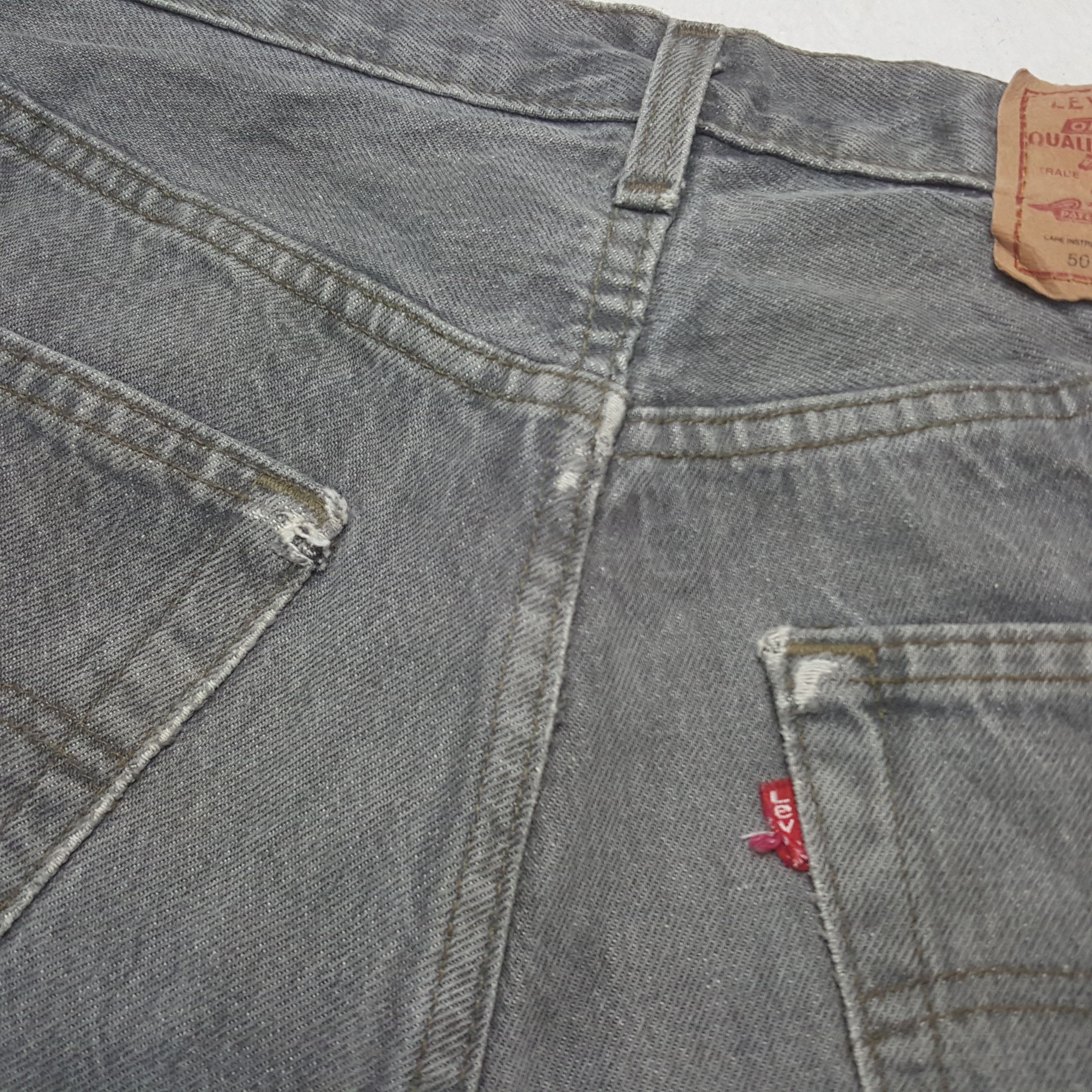 Levi's Vintage 90's Levi's 501 Regular Style Denim Jeans RR10 Size US 30 / EU 46 - 15 Thumbnail