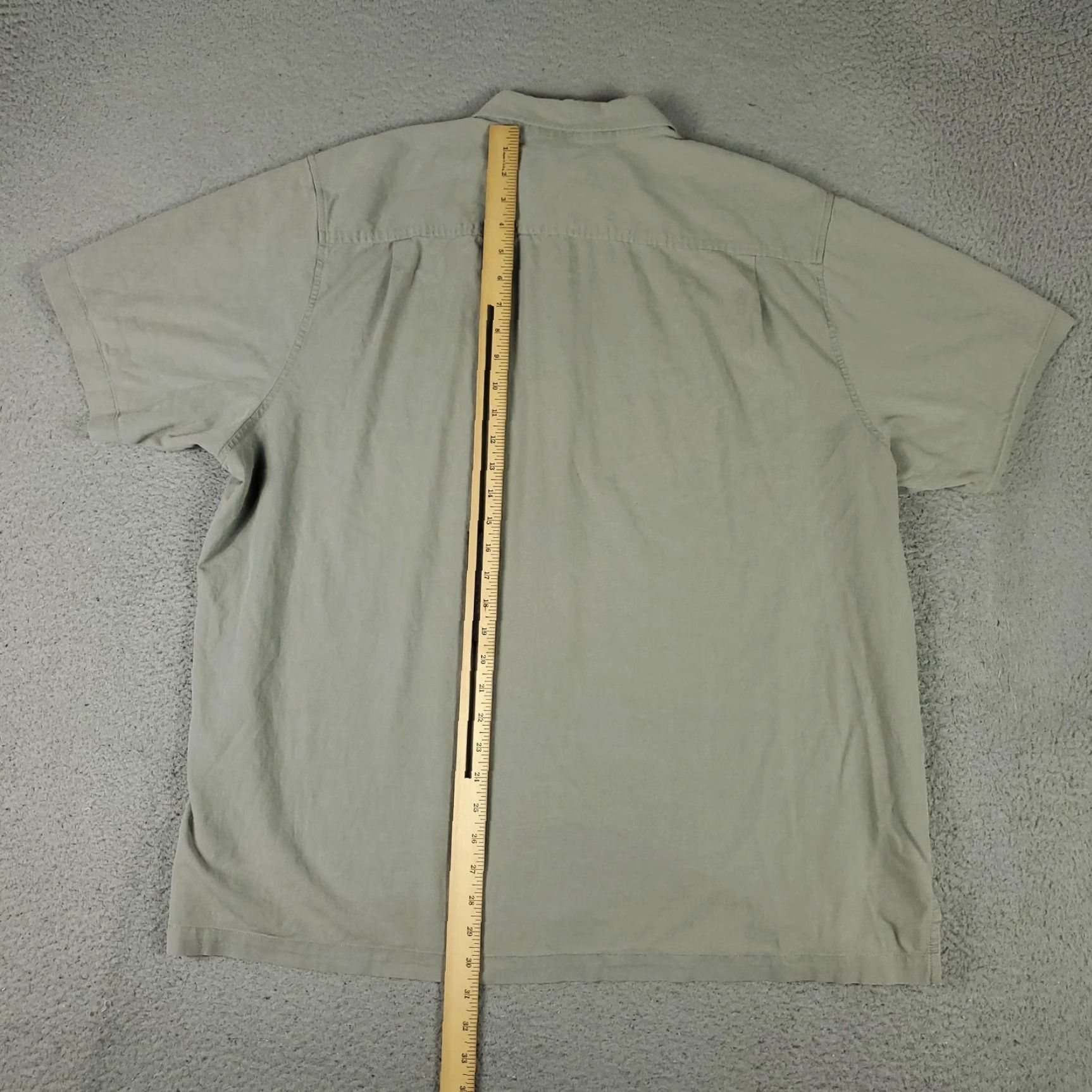 Tommy Bahama Tommy Bahama Shirt Mens 2XL Green Button-Up Silk Blend Short Sleeve Casual Size US XXL / EU 58 / 5 - 4 Thumbnail