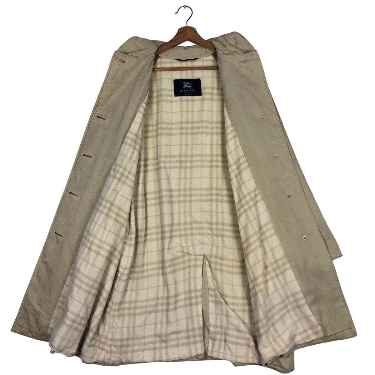 Burberry 🔥Vintage Burberrys Made in England Long Jacket Nova Check Size US M / EU 48-50 / 2 - 11 Thumbnail