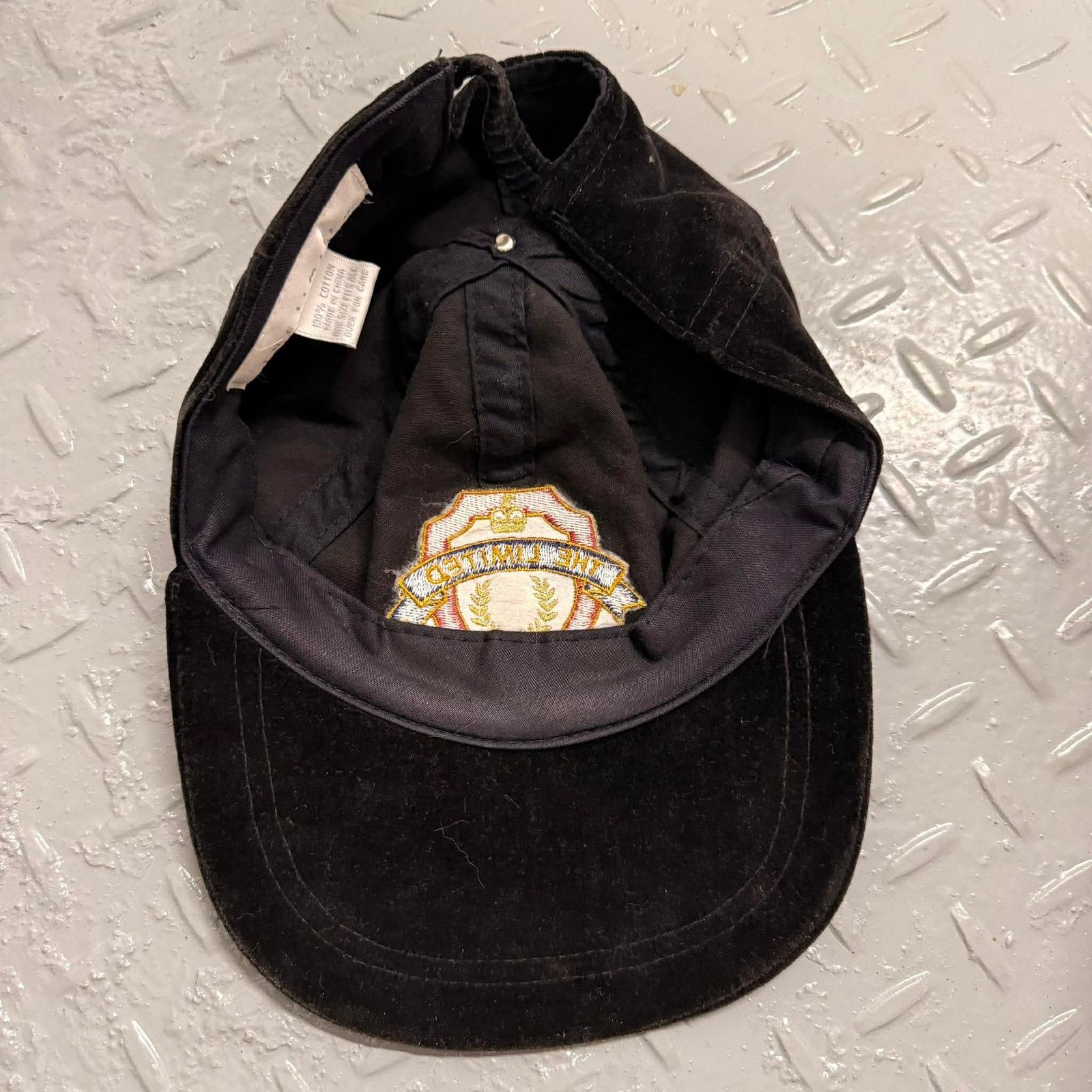 Other 1990's The Limited Velvet Crest Logo Baseball Hat Black Gold Size ONE SIZE - 5 Thumbnail