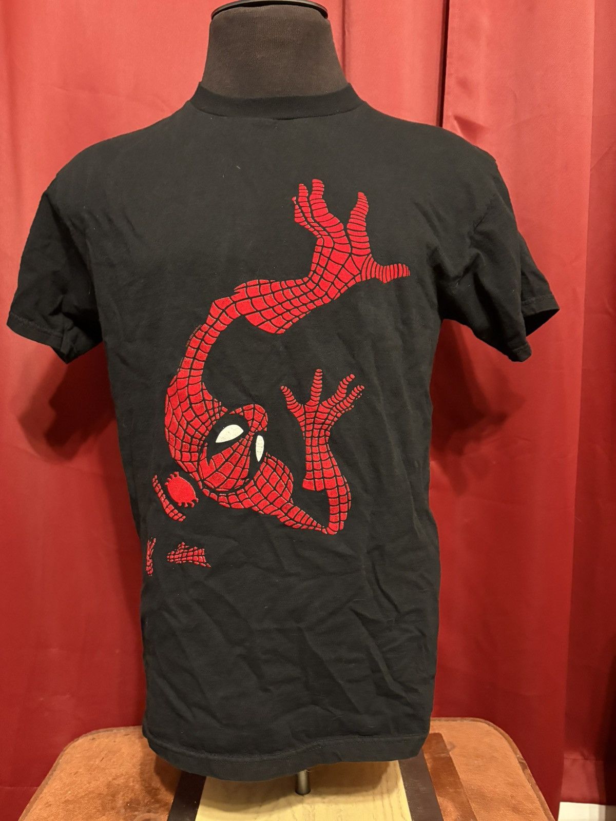 Marvel Comics Vintage Spiderman Tshirt 90’s Marvel Comics Felt Logo Grail Size US M / EU 48-50 / 2 - 1 Thumbnail