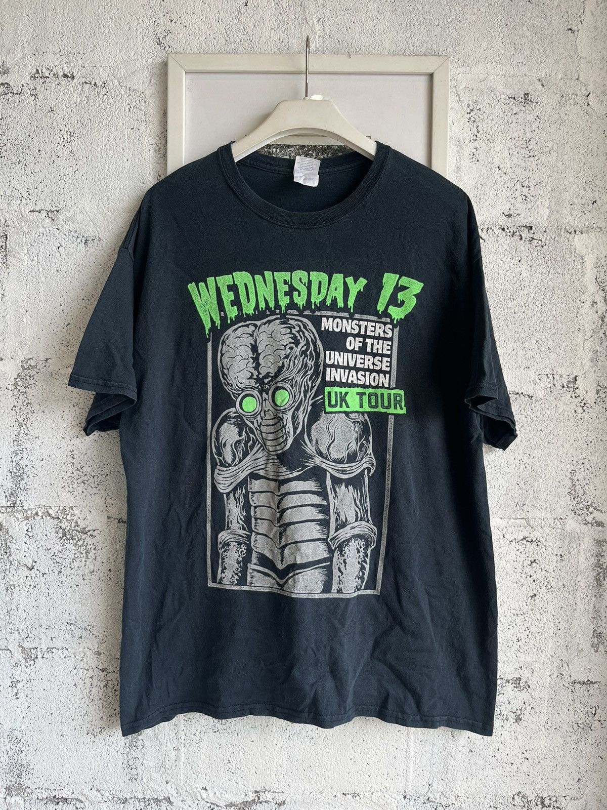 Vintage WEDNESDAY 13 Monsters Of The Universe Invasion UK TOUR Size US XL / EU 56 / 4 - 2 Thumbnail