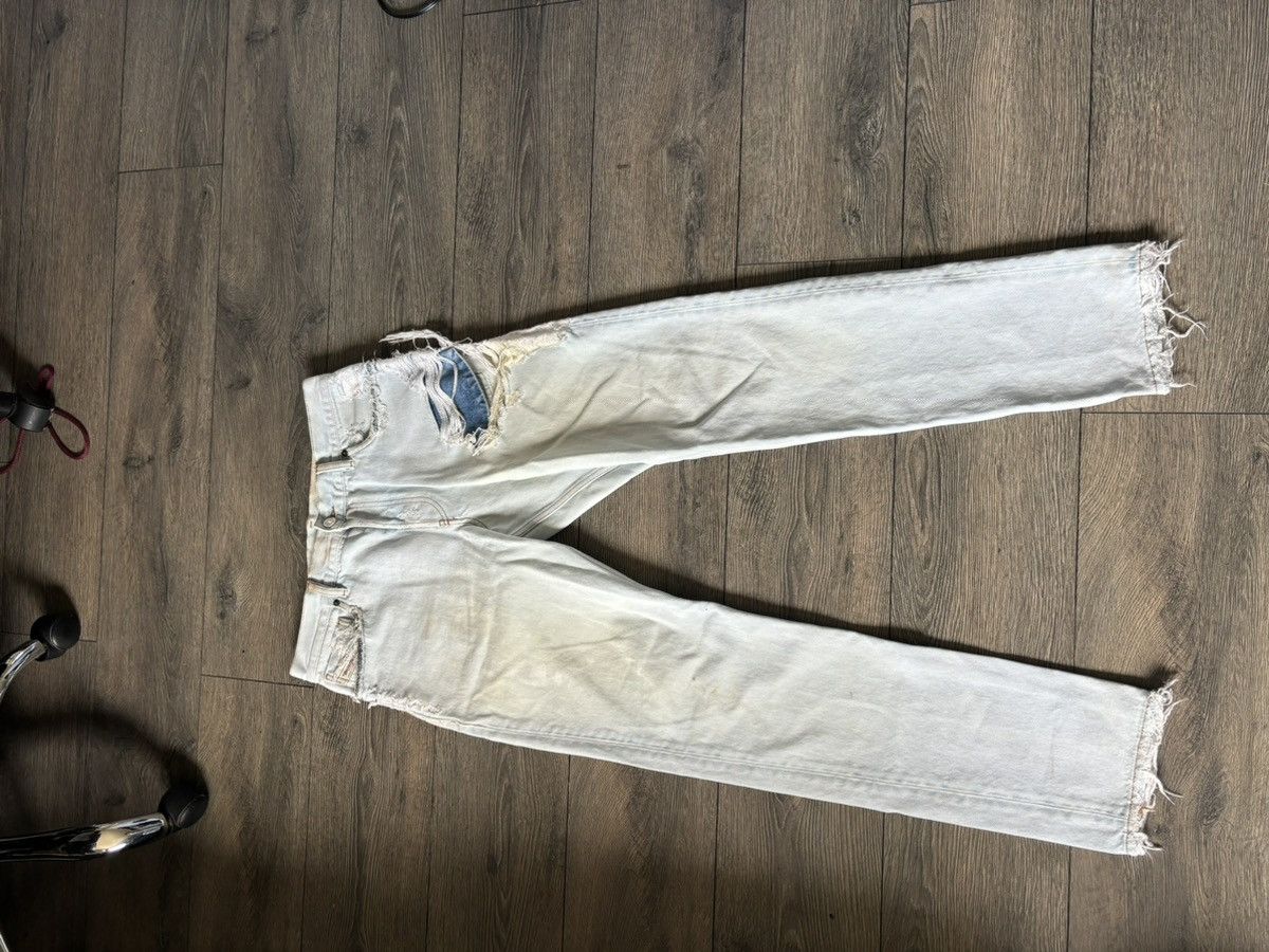Light blue Diesel waist size 32 distressed jeans