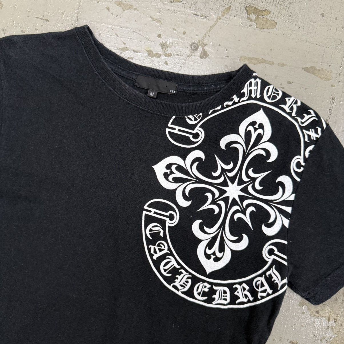 Japanese Brand Japanese Brand Gothic Cross Horseshoe Chrome Heart Style Tee Size US S / EU 44-46 / 1 - 3 Thumbnail