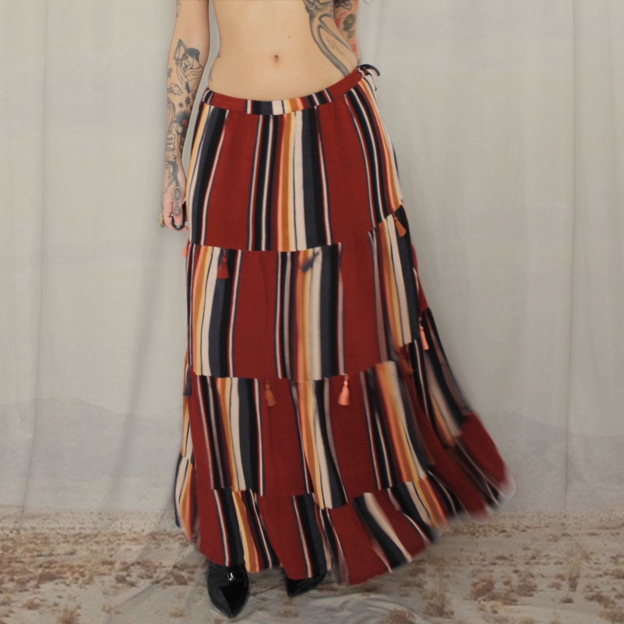 Other 🪇STRIPED MAXI SKIRT🪇 Size 27" / US 4 / IT 40 - 1 Thumbnail