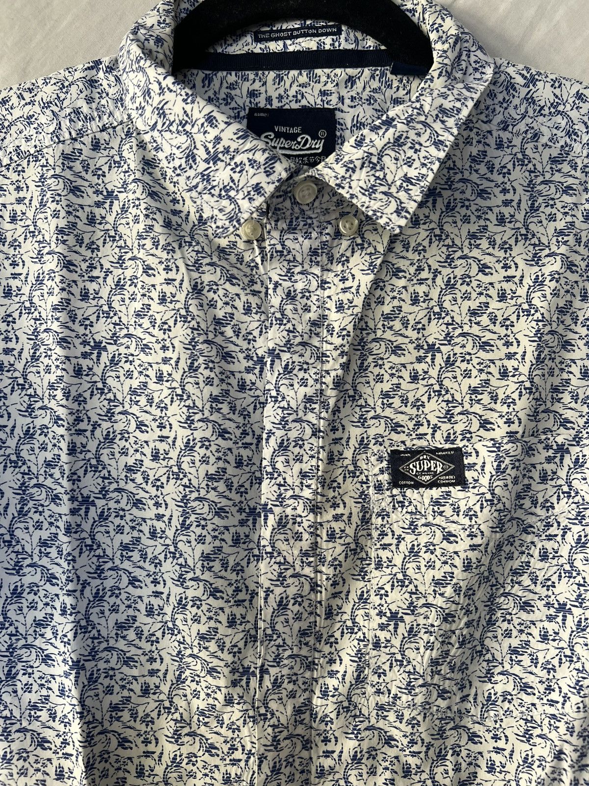 Superdry Superdry Shoreditch Button Down Short Sleeve Shirt Size US L / EU 52-54 / 3 - 8 Thumbnail