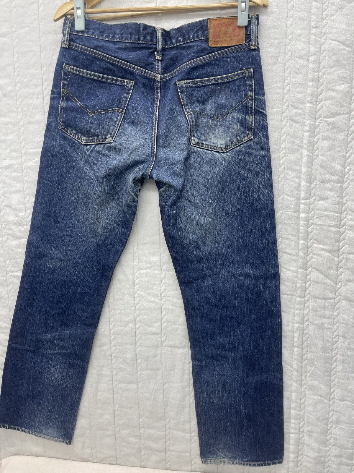 Burgus Plus × Japanese Brand ARCHIVE🔥BURGUS PLUS HINOYA DISTRESS DENIM Size US 34 / EU 50 - 6 Thumbnail