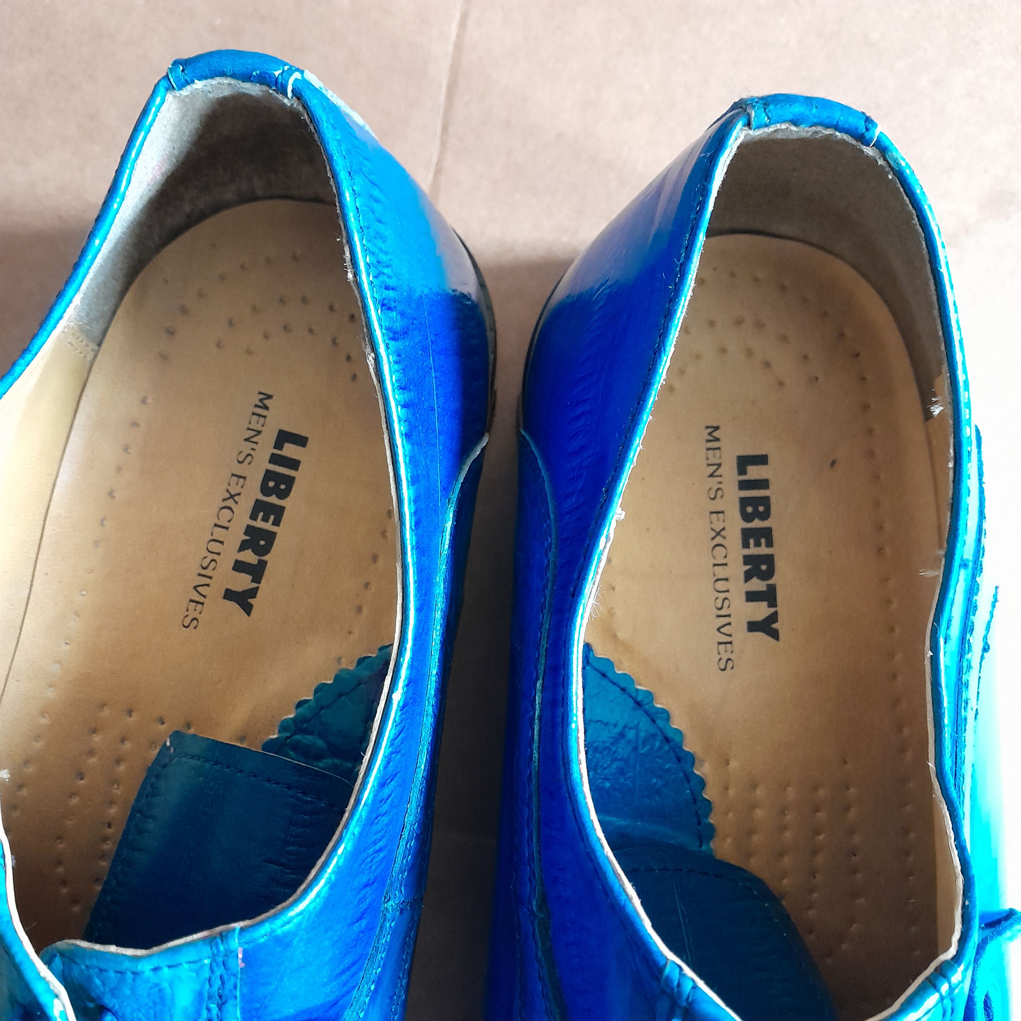 Other Liberty Men’s Exclusives LS1057 Dress Shoes Blue Size US 10.5 / EU 43-44 - 6 Thumbnail