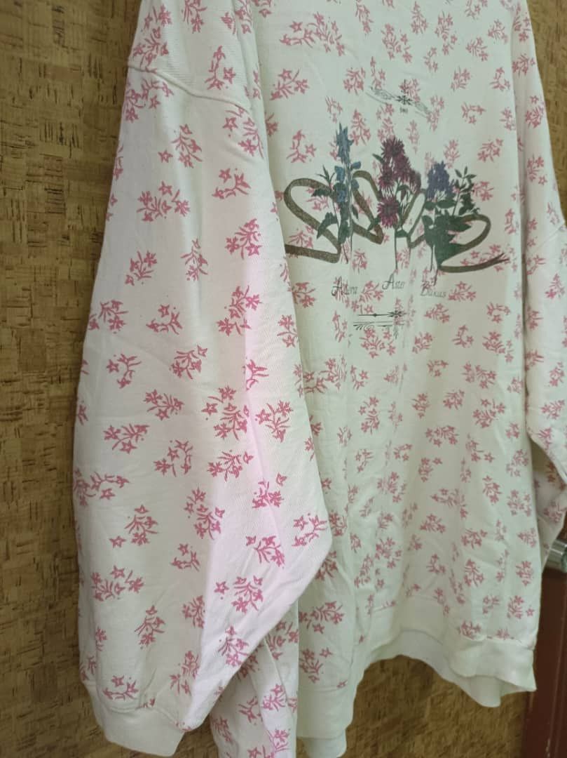 Stefano Ricci Vintage Baggy Stefano Flowers USA Sweatshirt Size 3XL / US 20-22 - 2 Thumbnail