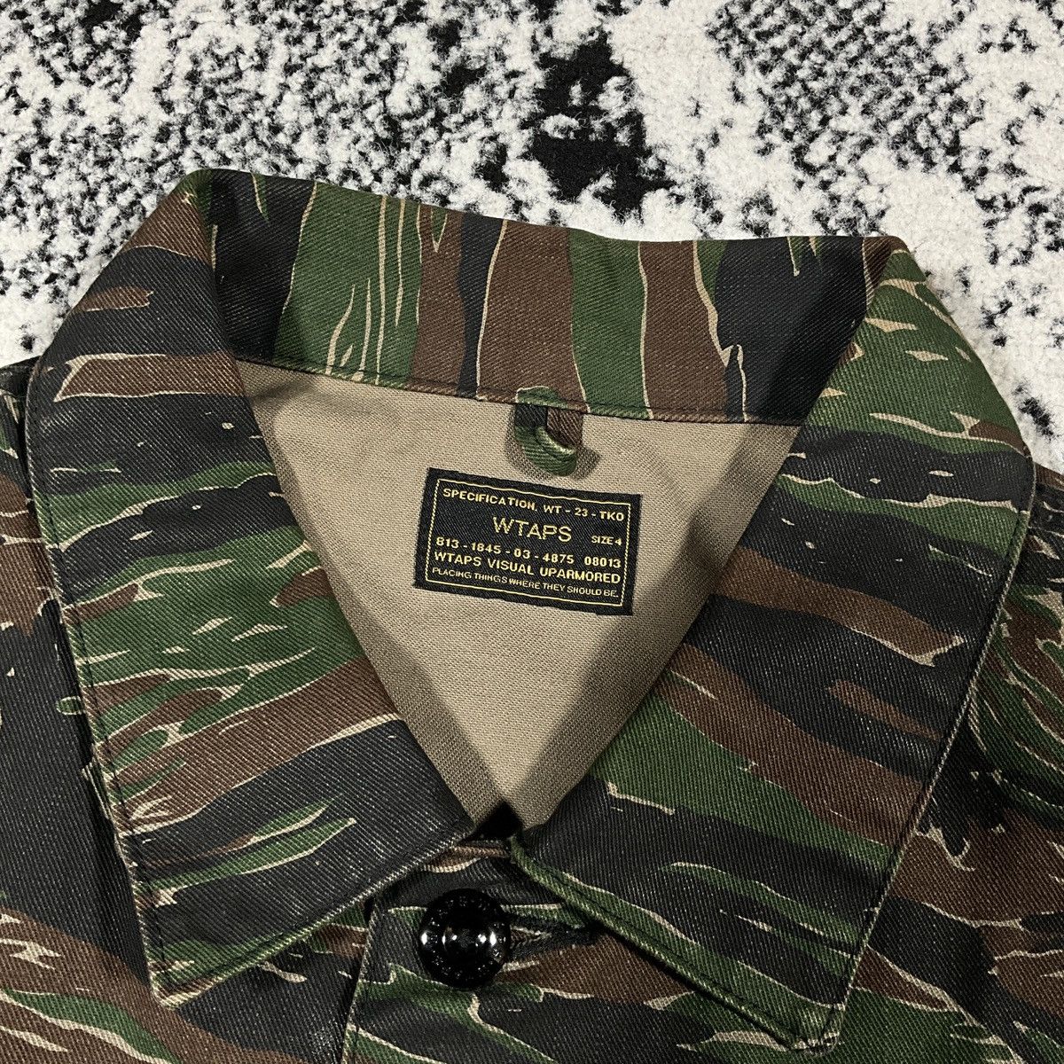 Japanese Brand × Tribal Streetwear × Wtaps WTAPS SHIRT. COTTON. TWILL. TIGER STRIPE 2017 - XRAY Size US XL / EU 56 / 4 - 6 Thumbnail