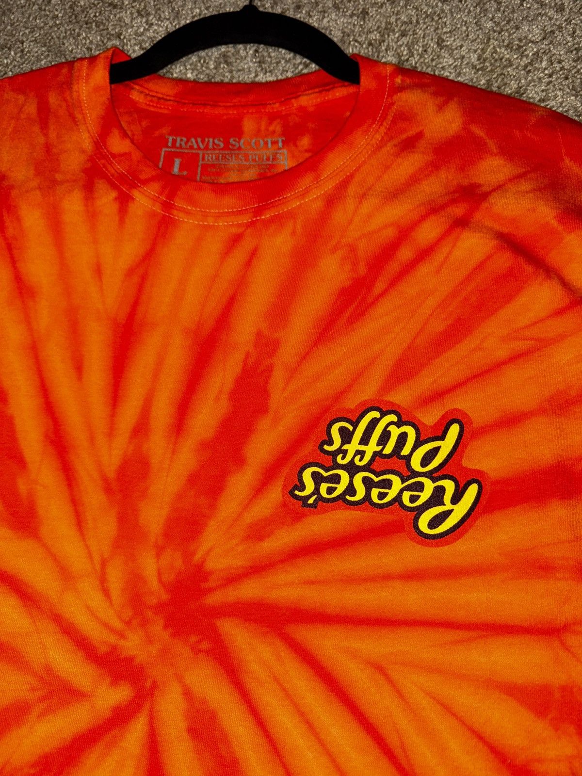 Travis Scott Travis Scott x Reese’s Puffs Cactus Jack T shirt Size US L / EU 52-54 / 3 - 2 Thumbnail