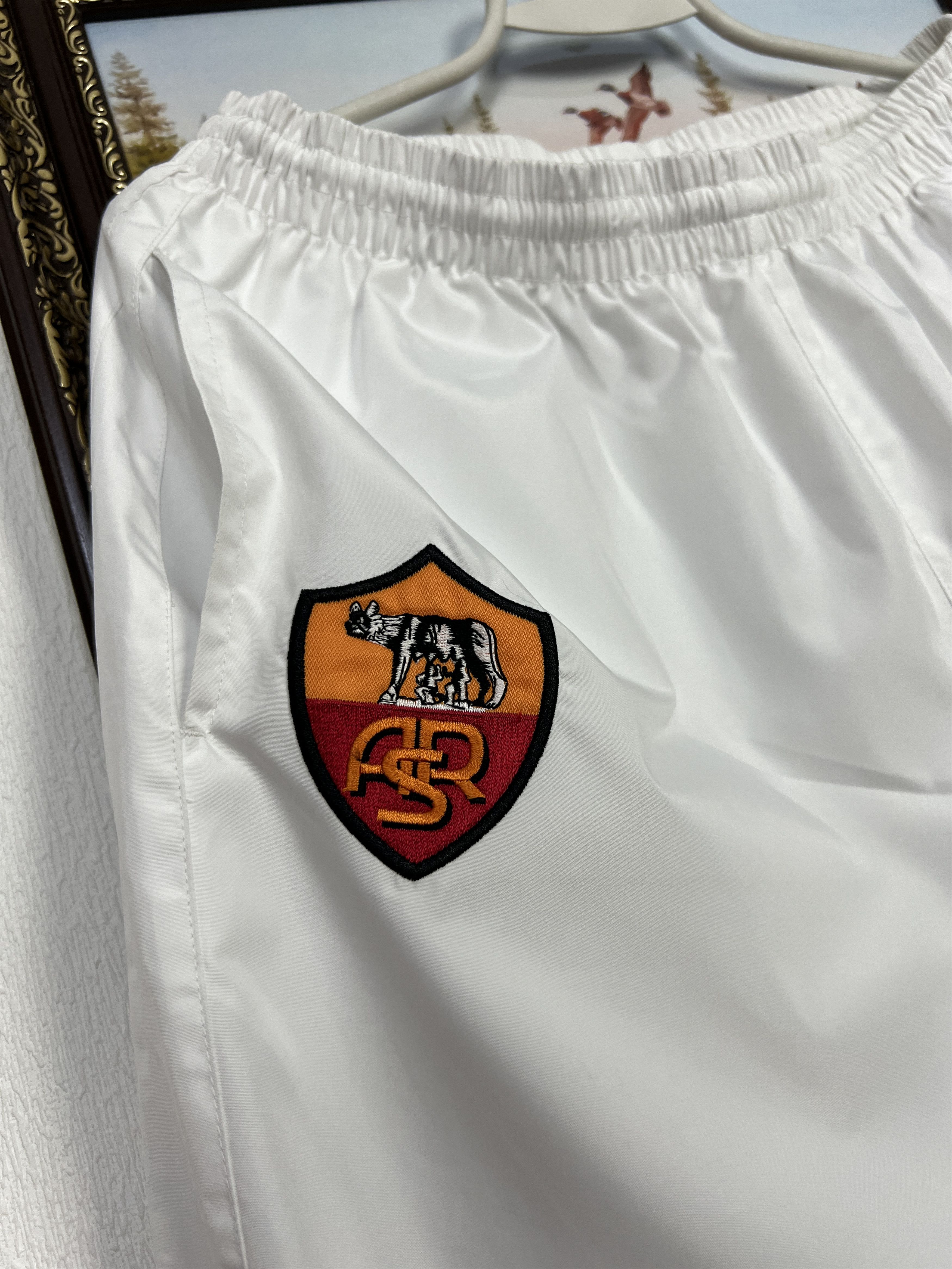 Kappa Vintage Kappa AC Roma White Football Pants Soccer Nylon L Size US 34 / EU 50 - 5 Thumbnail