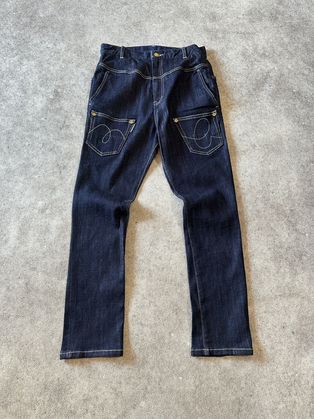 Issey Miyake 90s Vintage Mercibeaucoup by Issey Miyake Denim Pants Size US 28 / EU 44 - 1 Thumbnail