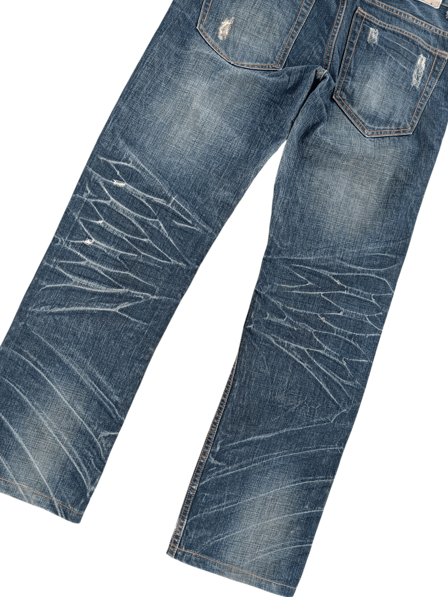 If Six Was Nine × Japanese Brand × Jean 🔥 VTG 🔥 Japanese Nylaus Rare Distressed Jeans Size US 32 / EU 48 - 9 Thumbnail