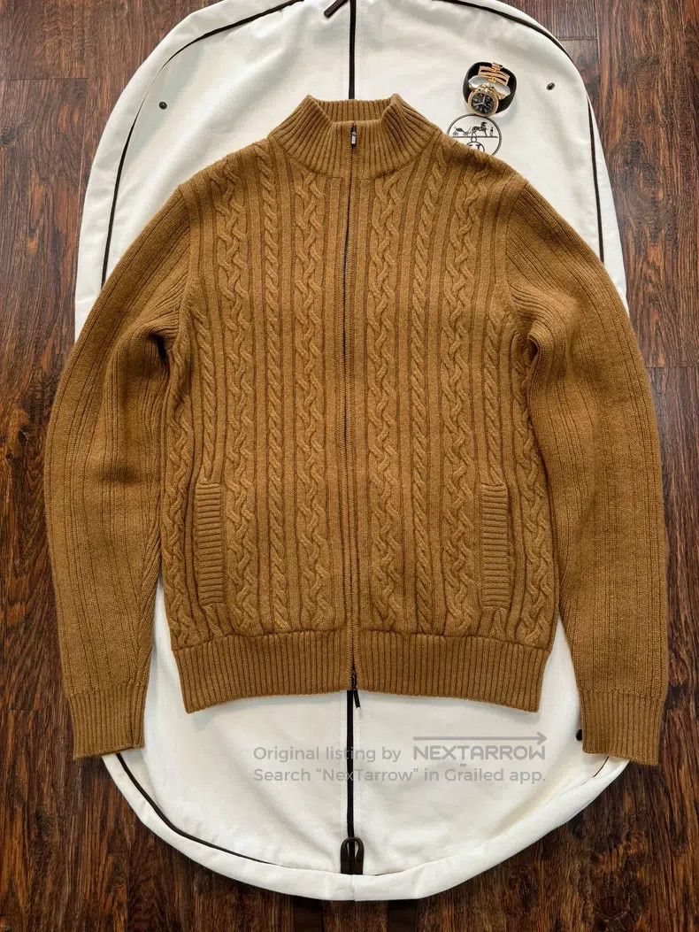 Loro Piana Loro Piana Cashmere Sweater, Camel Color, Classic Style Size US L / EU 52-54 / 3 - 1 Thumbnail