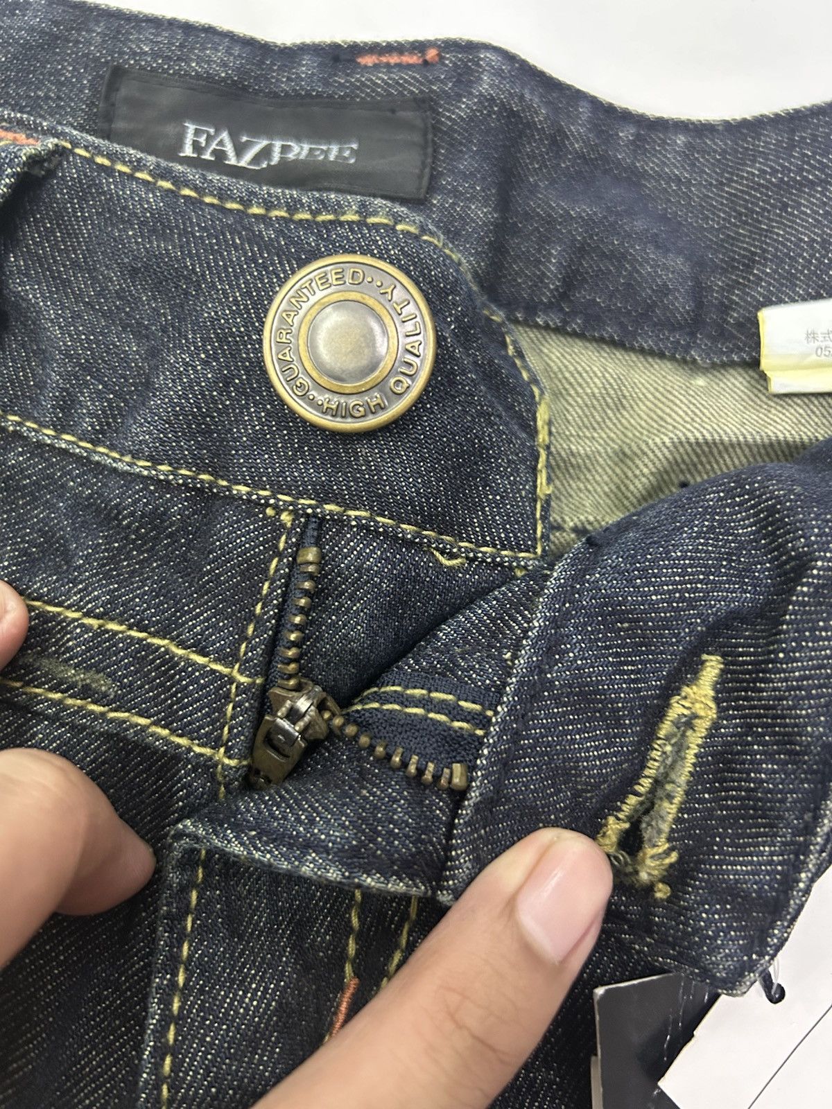 Japanese Brand × Vintage Japanese Fazbee Vintage Flare Sand Wash Denim Jeans Size US 29 - 15 Thumbnail