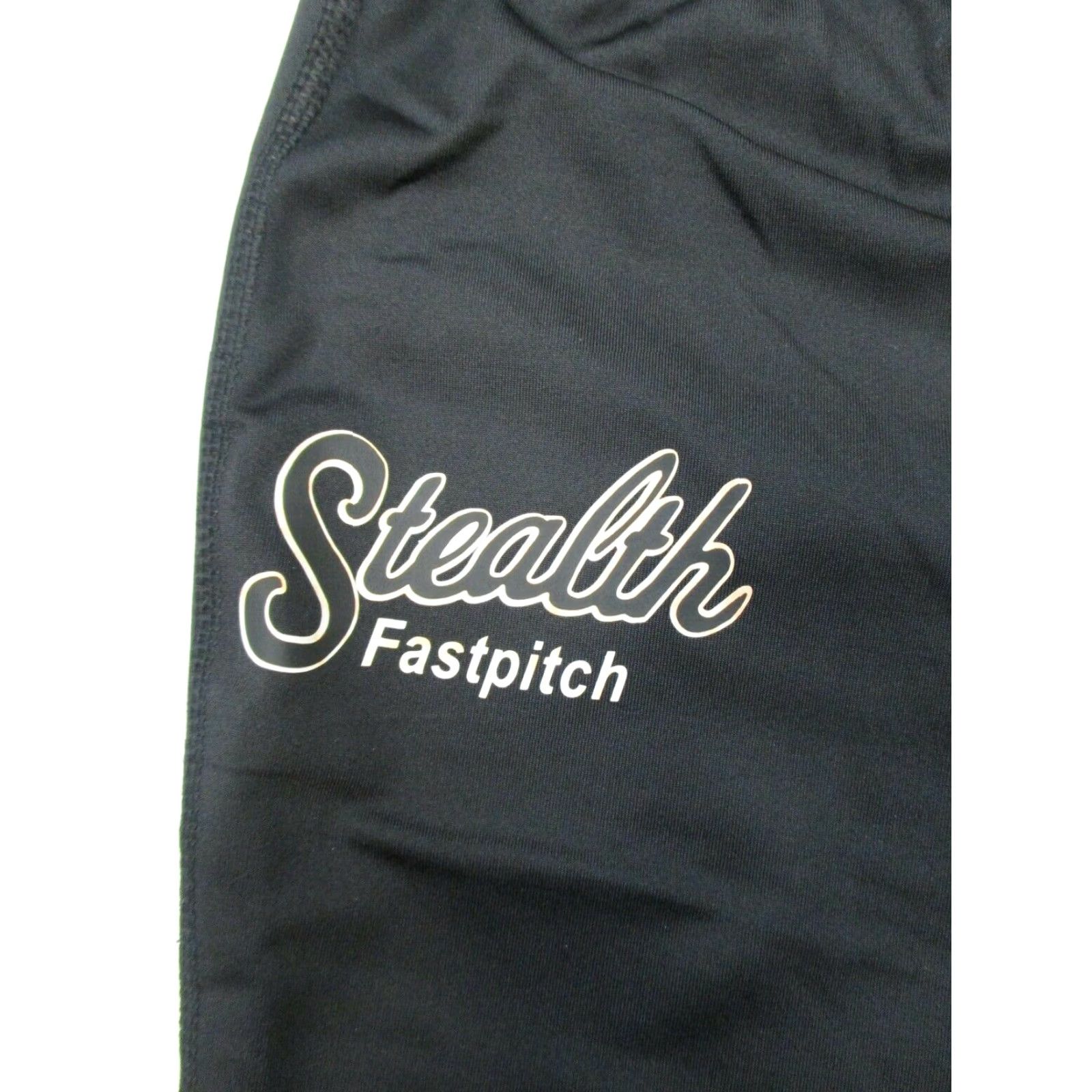 Soffe SOFFE Women's M Training Mid Rise Black Baseball Leggings Size 32" / US 10 / IT 46 - 4 Thumbnail