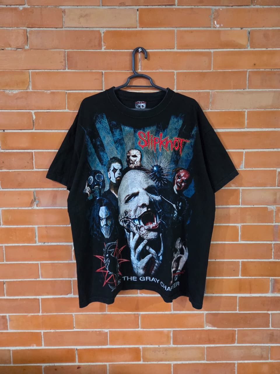 Band Tees Slipknot 5th the grey chapter Tee Size US XL / EU 56 / 4 - 1 Thumbnail