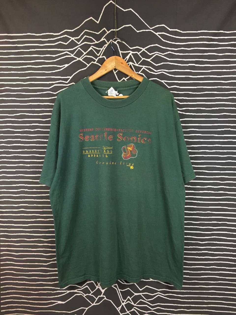 Champion Vtg Champion Seattle Sonics Western Conference NBA Tee Size US XL / EU 56 / 4 - 2 Thumbnail