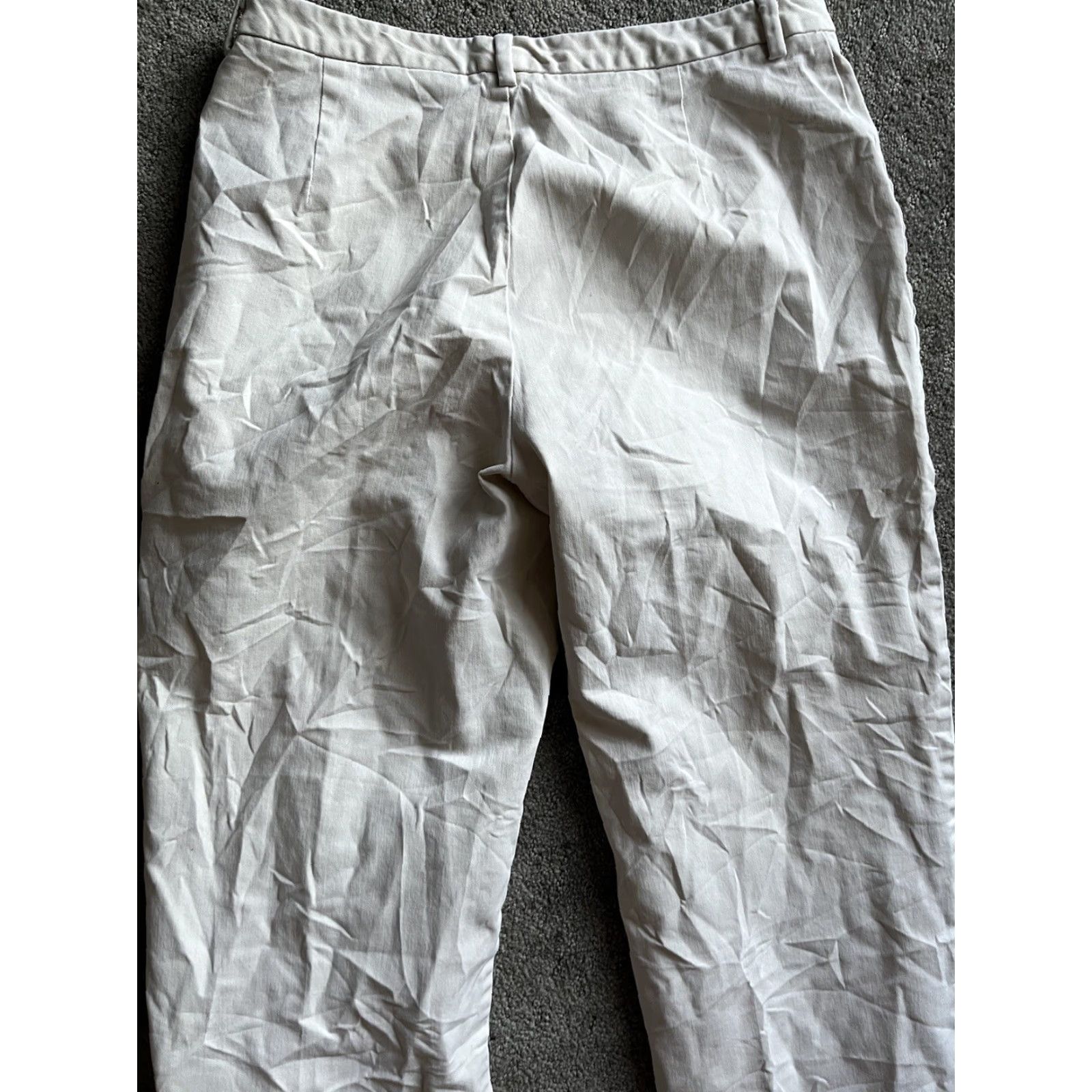 Vintage VINTAGE L.L. Bean Khaki Pants Womens 6P Petites Beige Tapered Casual Coastal Retro Size 28" / US 6 / IT 42 - 3 Thumbnail