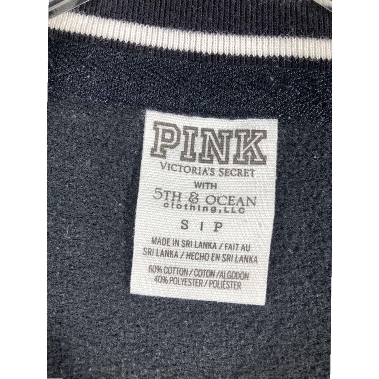 Victoria's Secret Victorias Secret Pink Sweater Womens Small Black Purdue Football Pullover Size S / US 4 / IT 40 - 6 Thumbnail