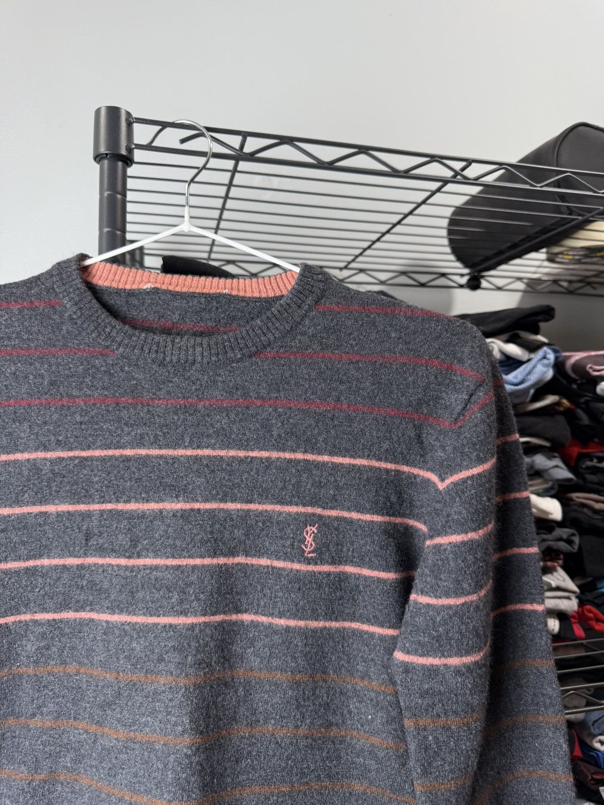 Yves Saint Laurent Vintage 1990’s YSL Yves Saint Laurent Wool Sweater Size S / US 4 / IT 40 - 2 Thumbnail