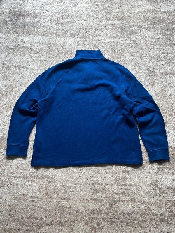 Polo Ralph Lauren Polo Ralph Lauren 1/4 Zip Neck Sweatshirt Blue Small Pony Size US L / EU 52-54 / 3 - 13 Thumbnail