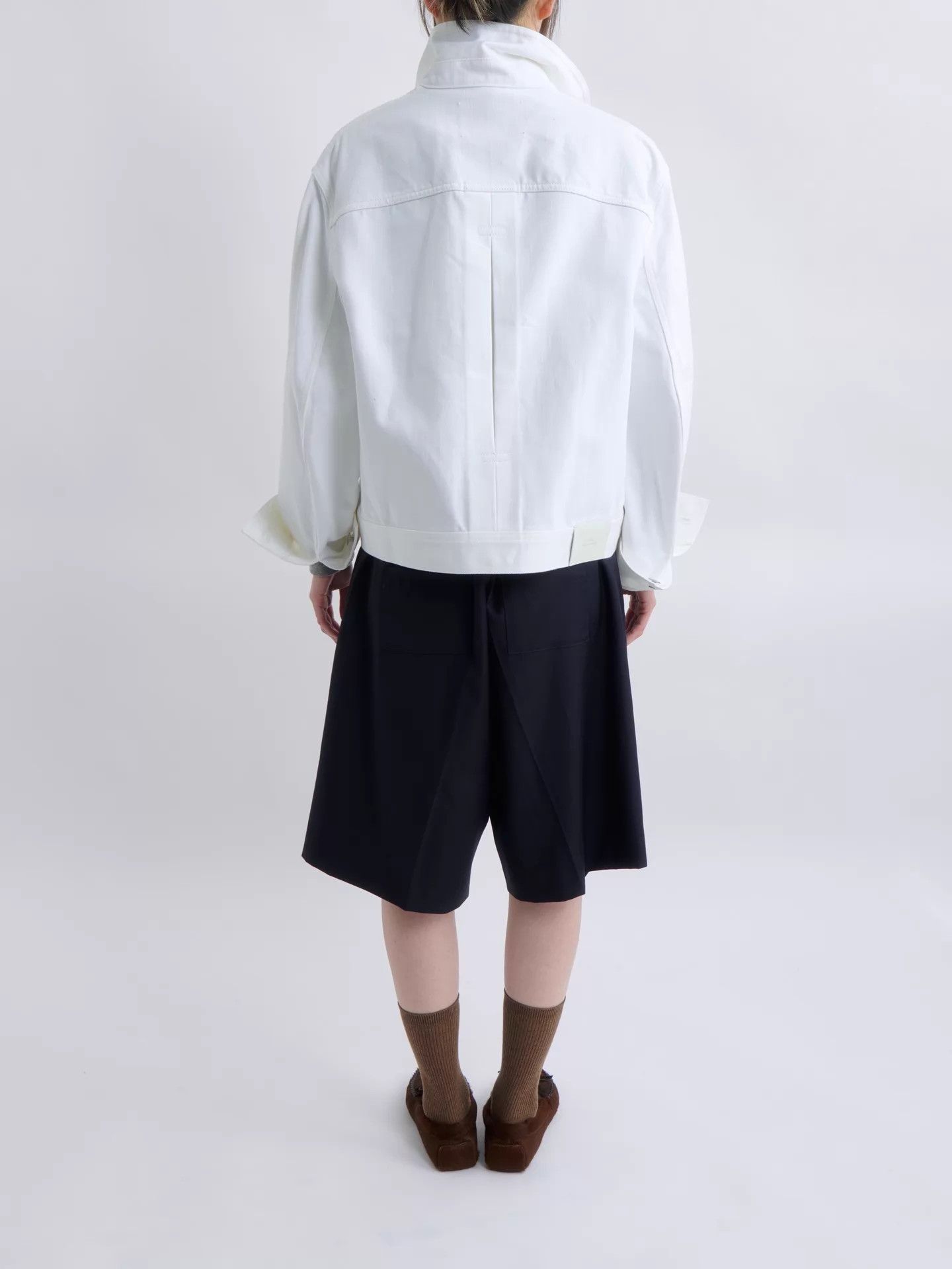 Studio Nicholson STUDIO NICHOLSON Type-1 White Unwashed Denim Jacket S1 Size S / US 4 / IT 40 - 4 Thumbnail