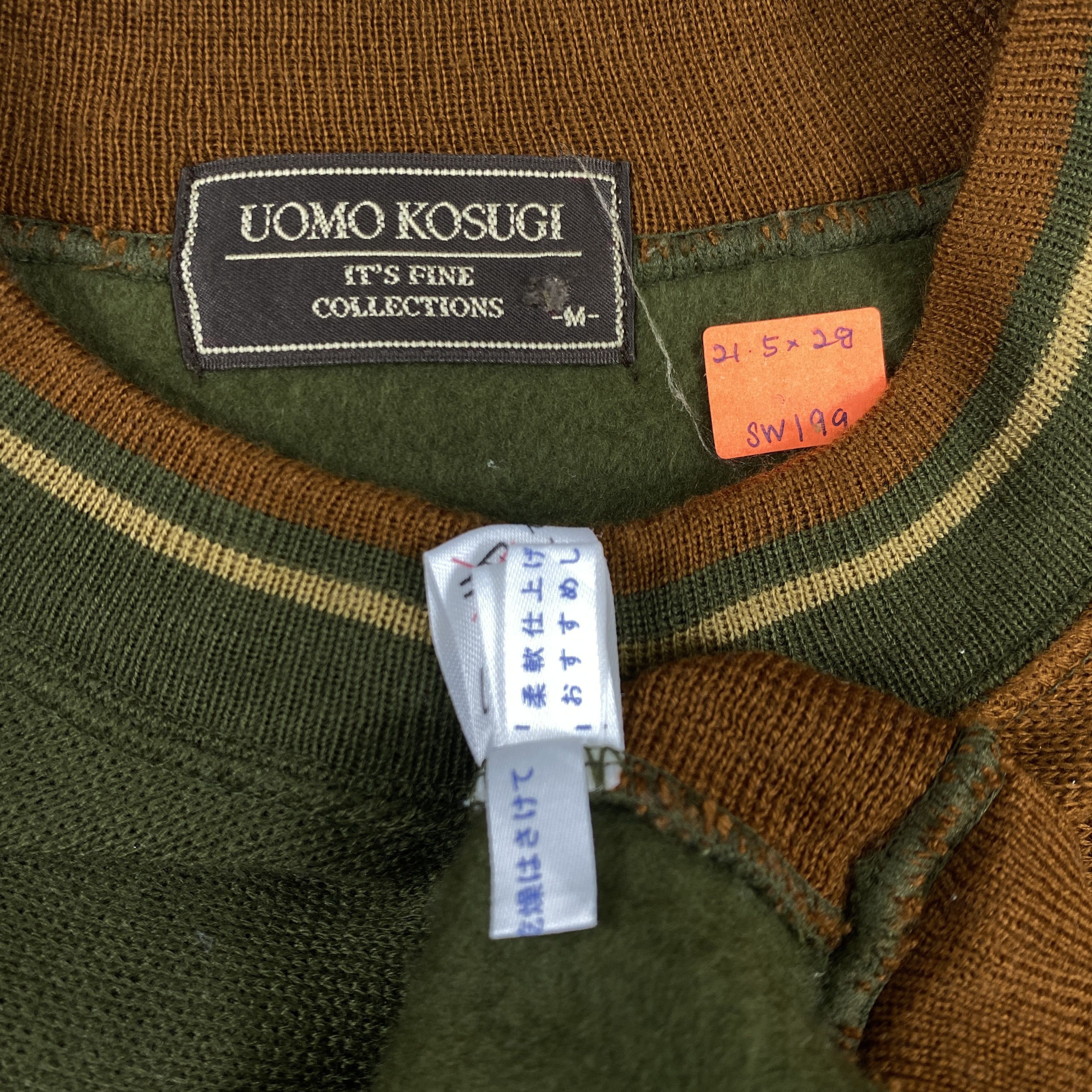 Japanese Brand Japanese Uomo Kosugi Crewneck Sweatshirt - SW199 Size US M / EU 48-50 / 2 - 9 Thumbnail