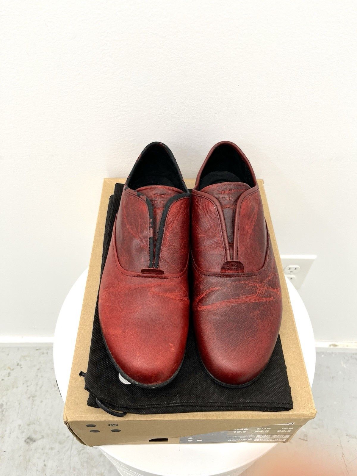 Gravis RARE Gravis Dylan Rieder Oxblood Red Slipon 10.5 Skate IV Size US 10.5 / EU 43-44 - 4 Thumbnail