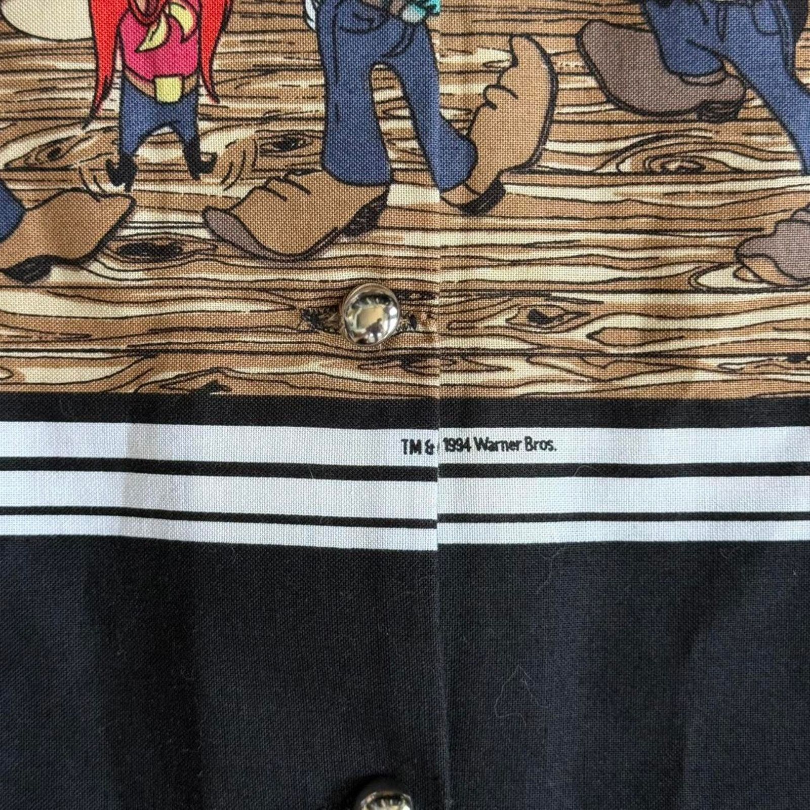 Other Vintage 1994 looney tunes western button down shirt Size M / US 6-8 / IT 42-44 - 6 Thumbnail